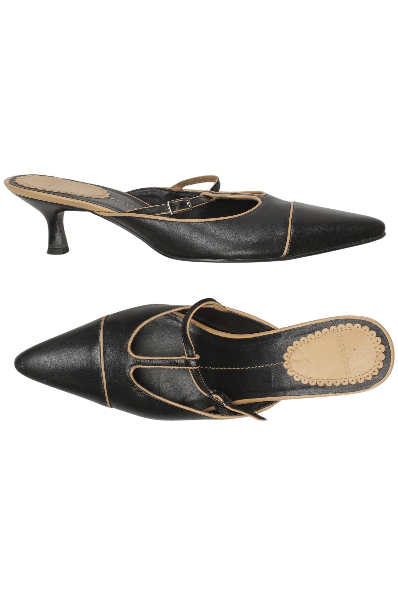 

Lands End Damen Sandale, schwarz, Gr. 8