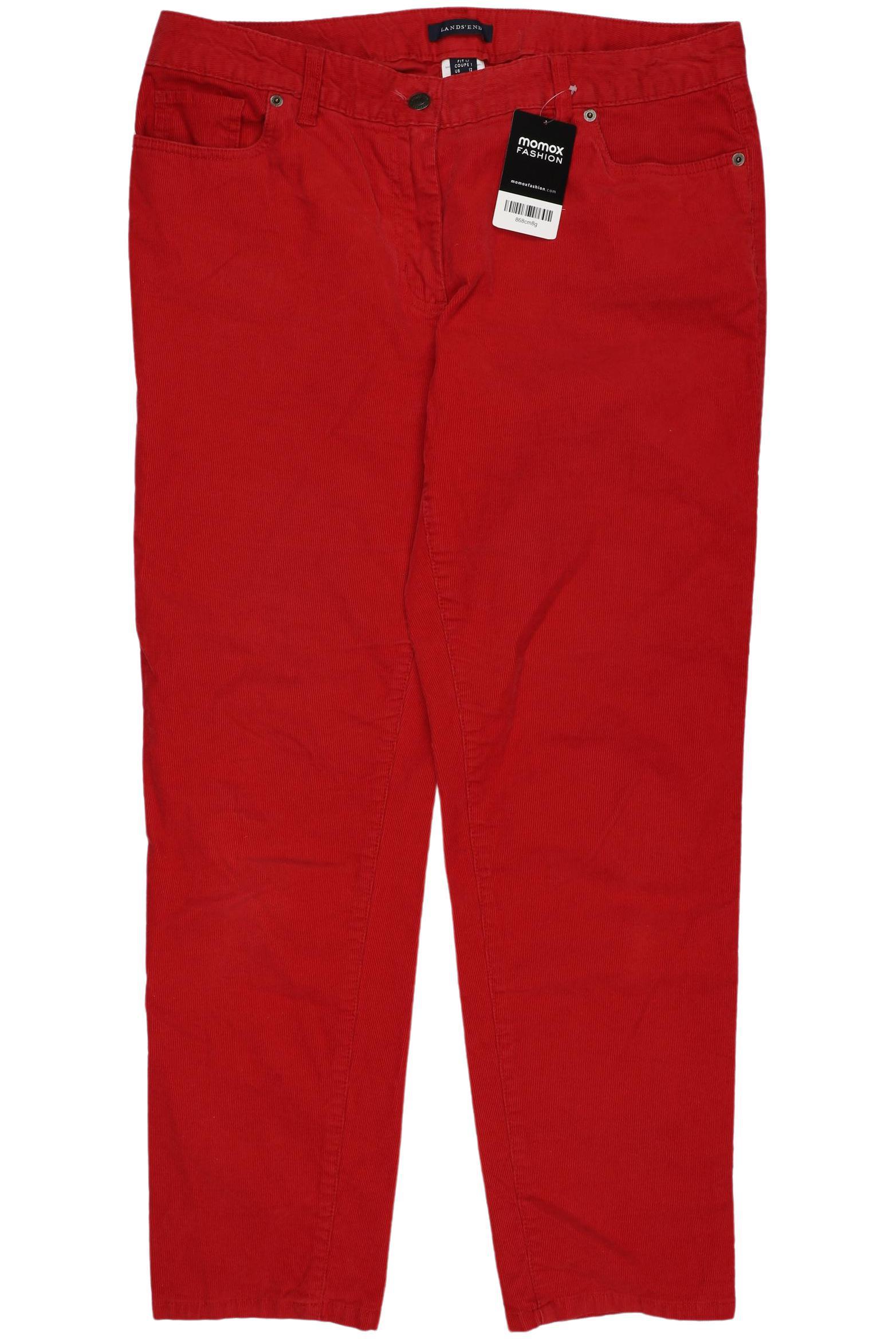 

Lands End Damen Stoffhose, rot, Gr. 42