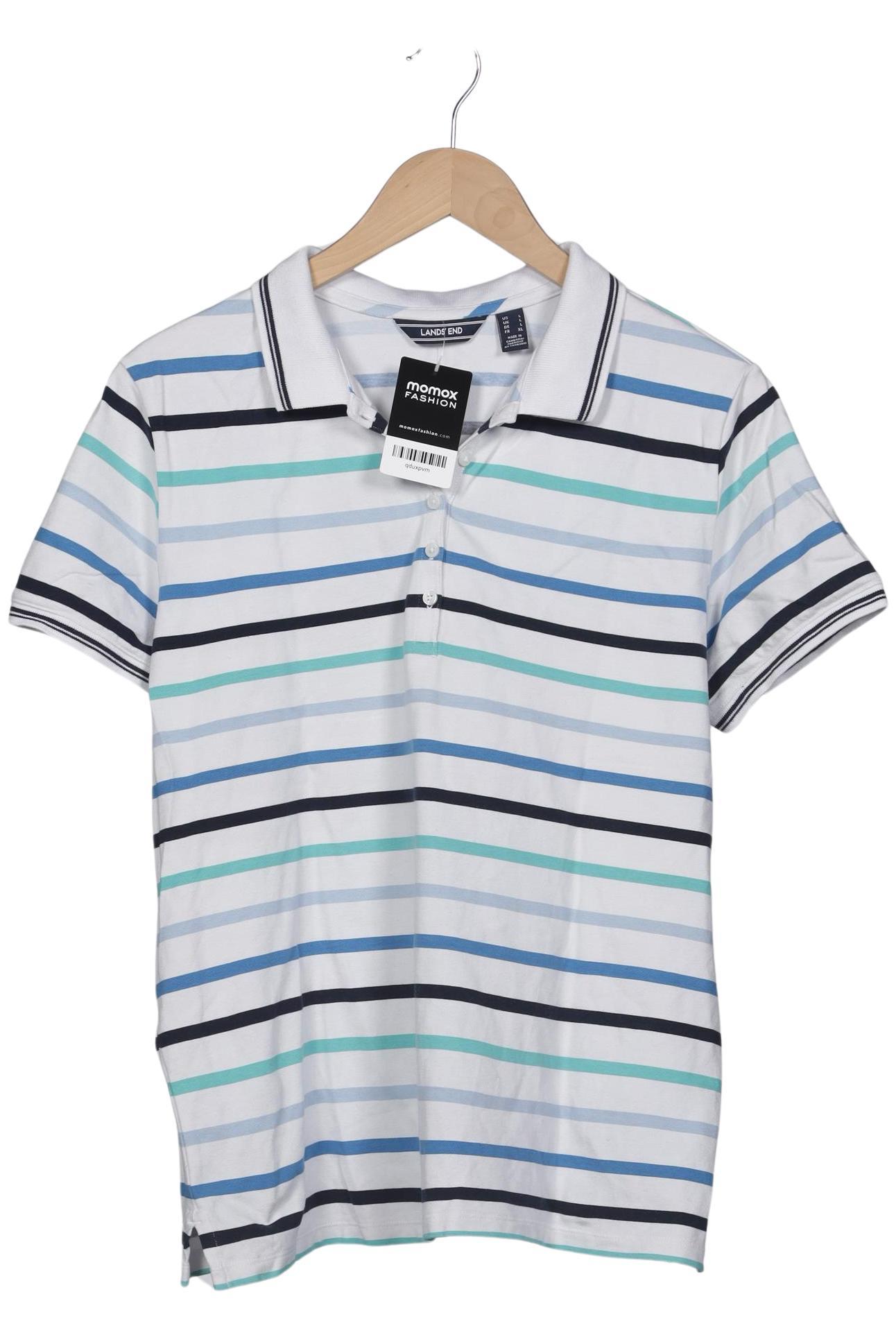 

Lands End Damen Poloshirt, weiß, Gr. 42