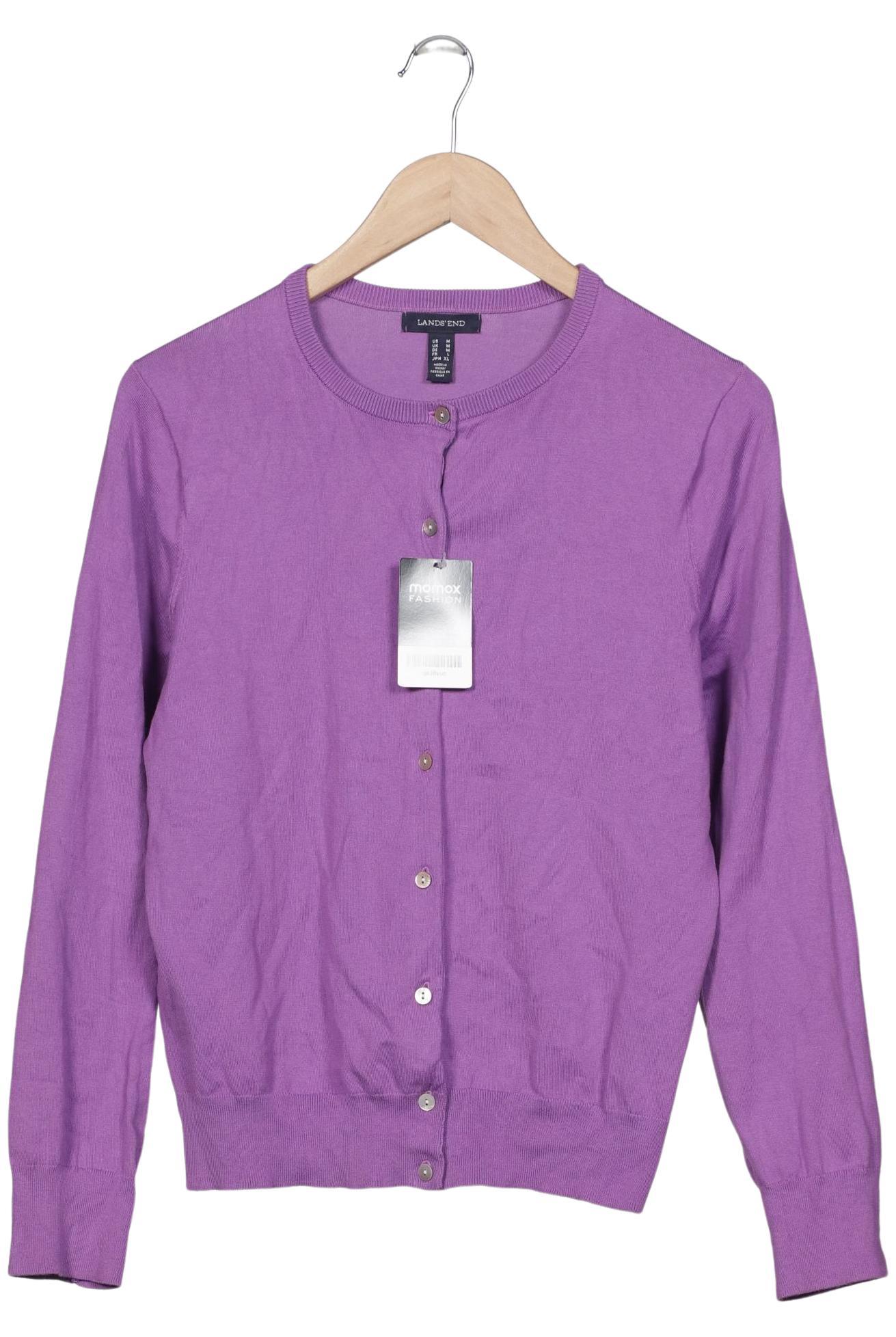 

Lands End Damen Strickjacke, flieder, Gr. 38