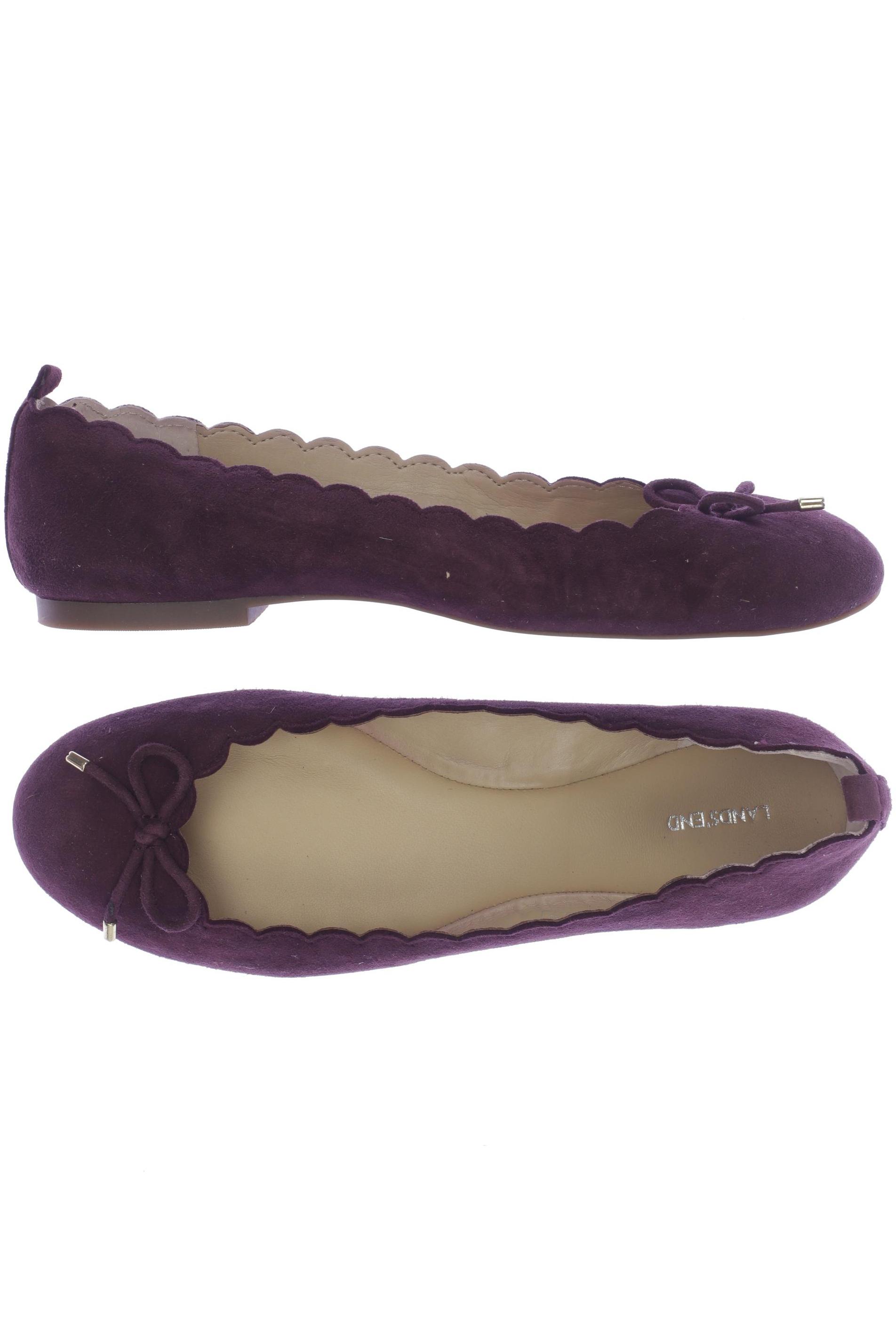 

Lands End Damen Ballerinas, flieder, Gr. 38