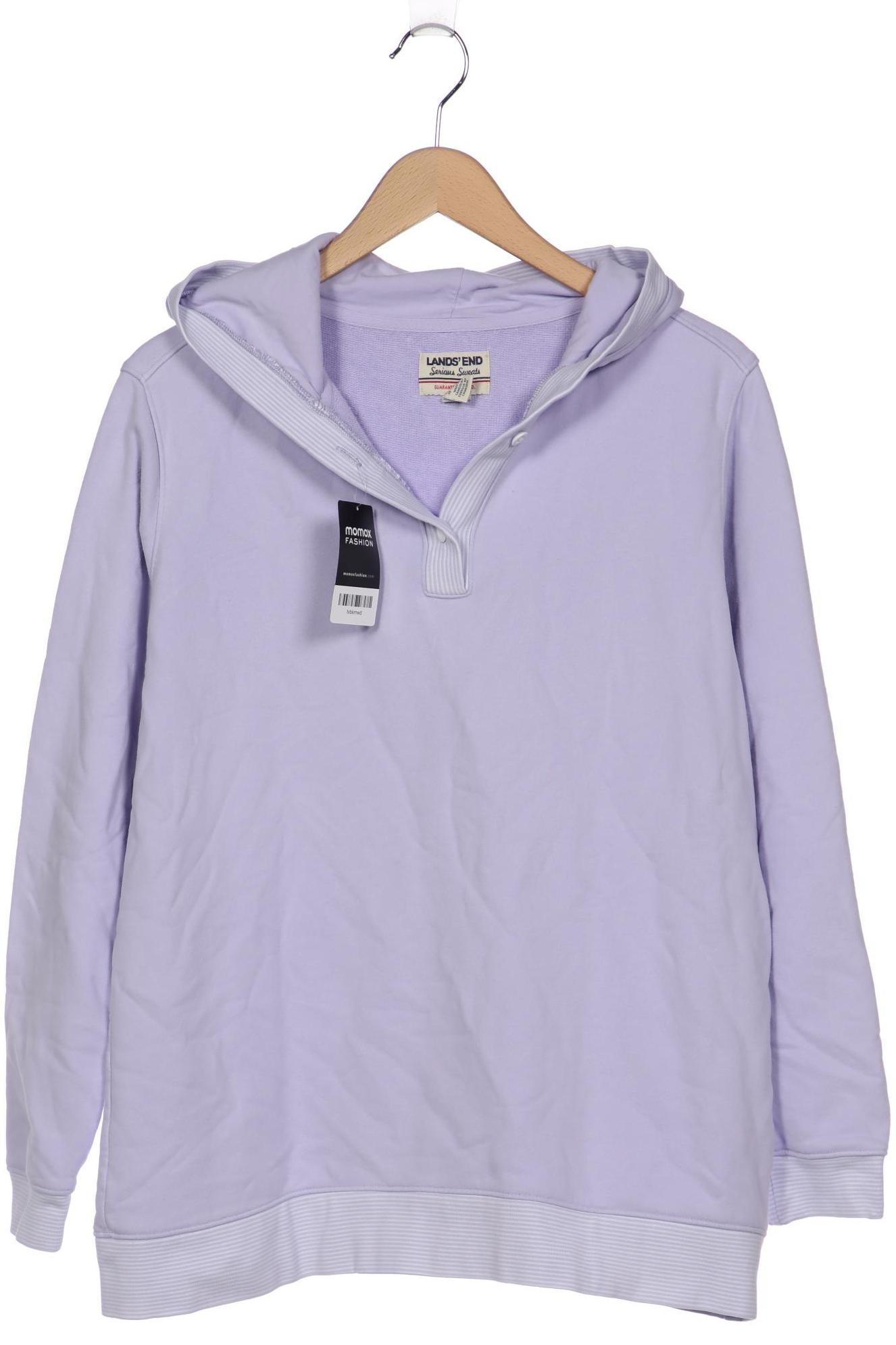 

Lands End Damen Kapuzenpullover, flieder