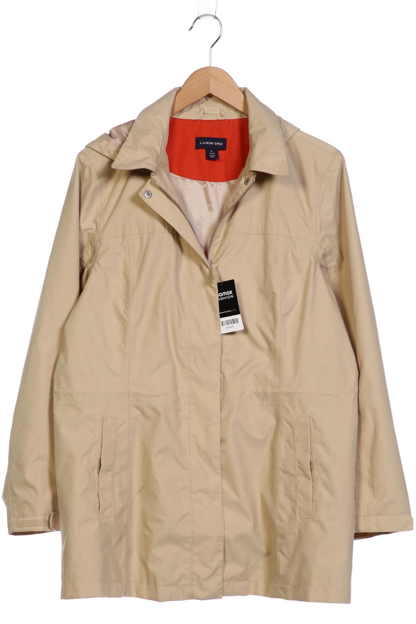 

Lands End Damen Mantel, beige, Gr. 42