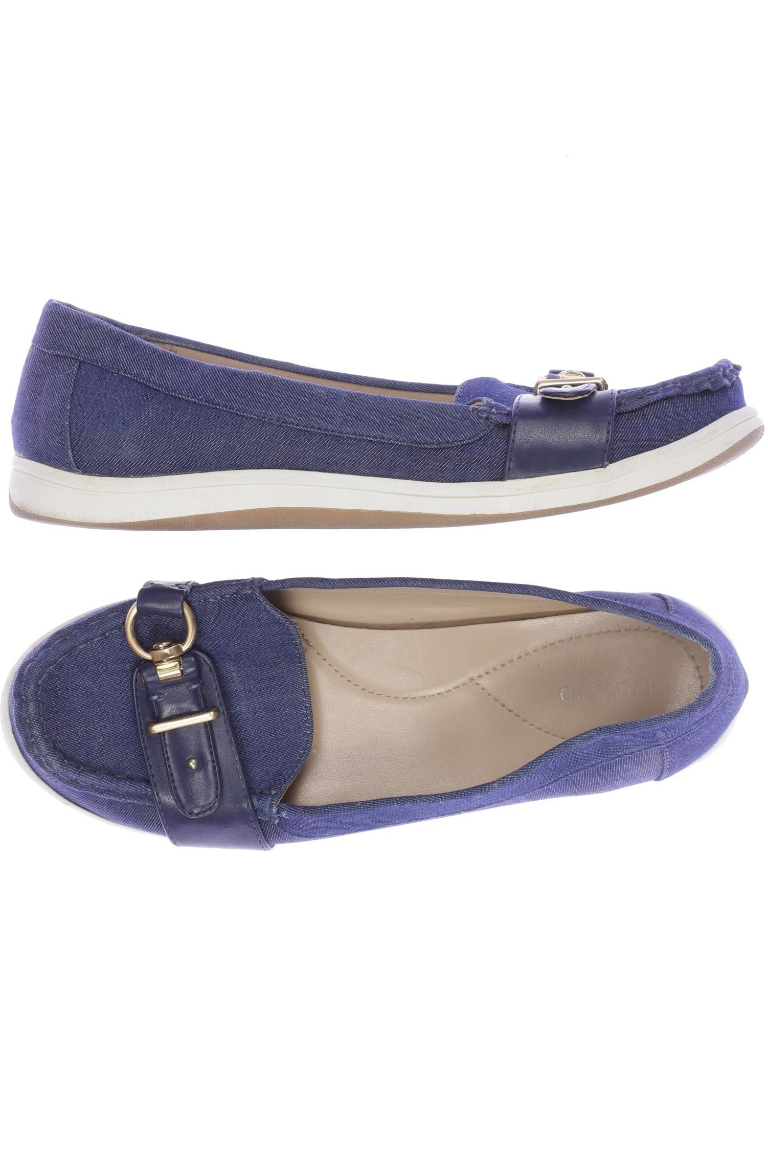 

Lands End Damen Halbschuh, blau, Gr. 38.5
