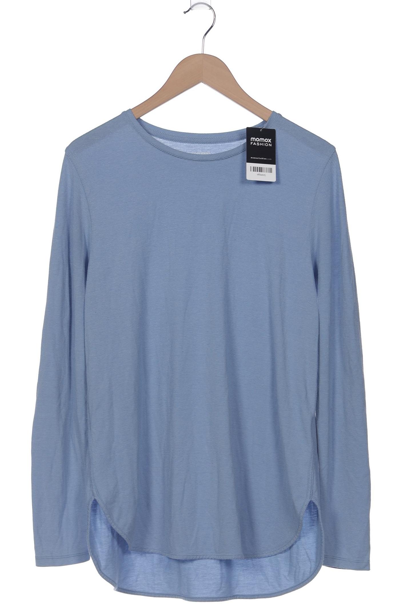 

Lands End Damen Langarmshirt, blau, Gr. 38
