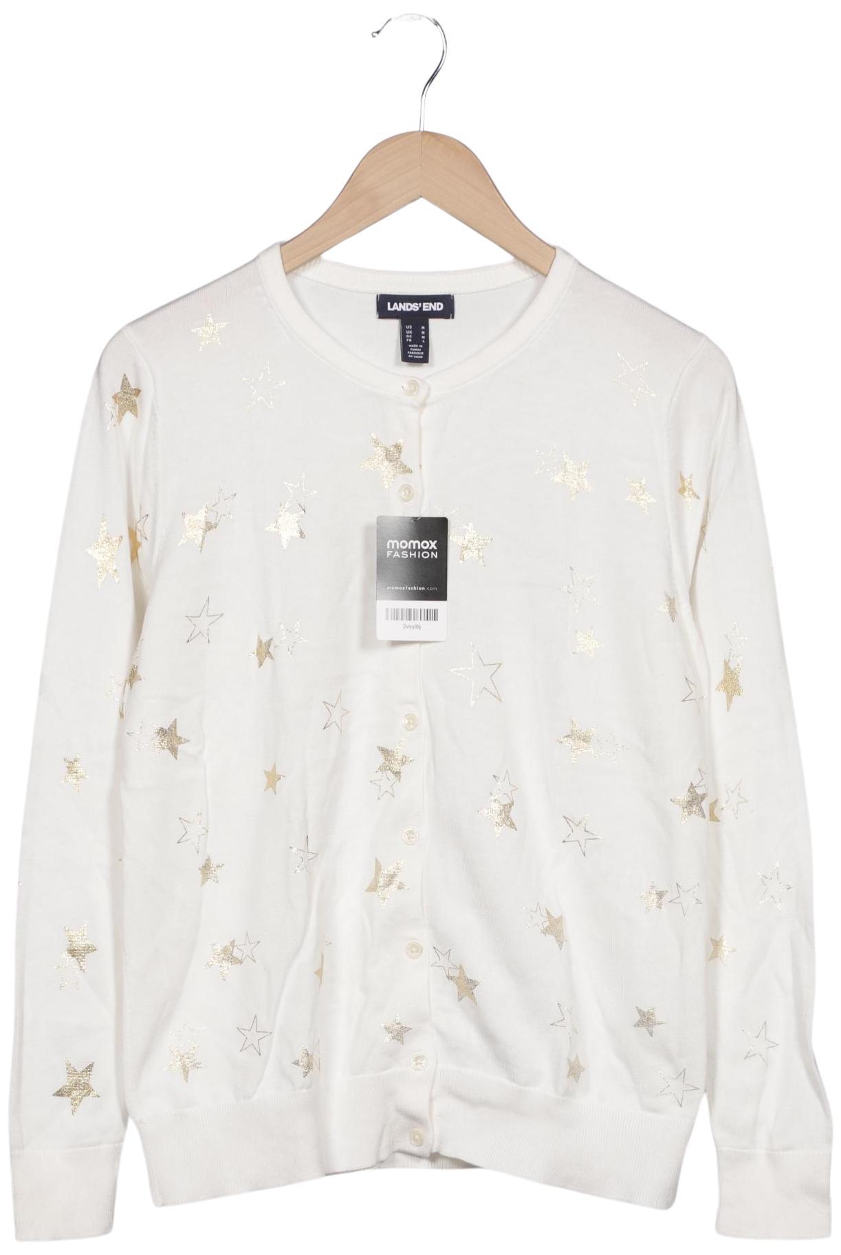 

Lands End Damen Strickjacke, weiß, Gr. 38