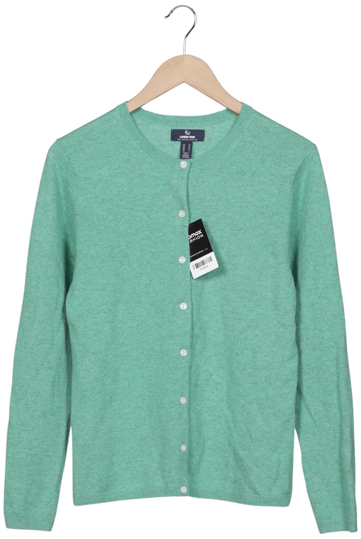 

Lands End Damen Strickjacke, hellgrün, Gr. 38