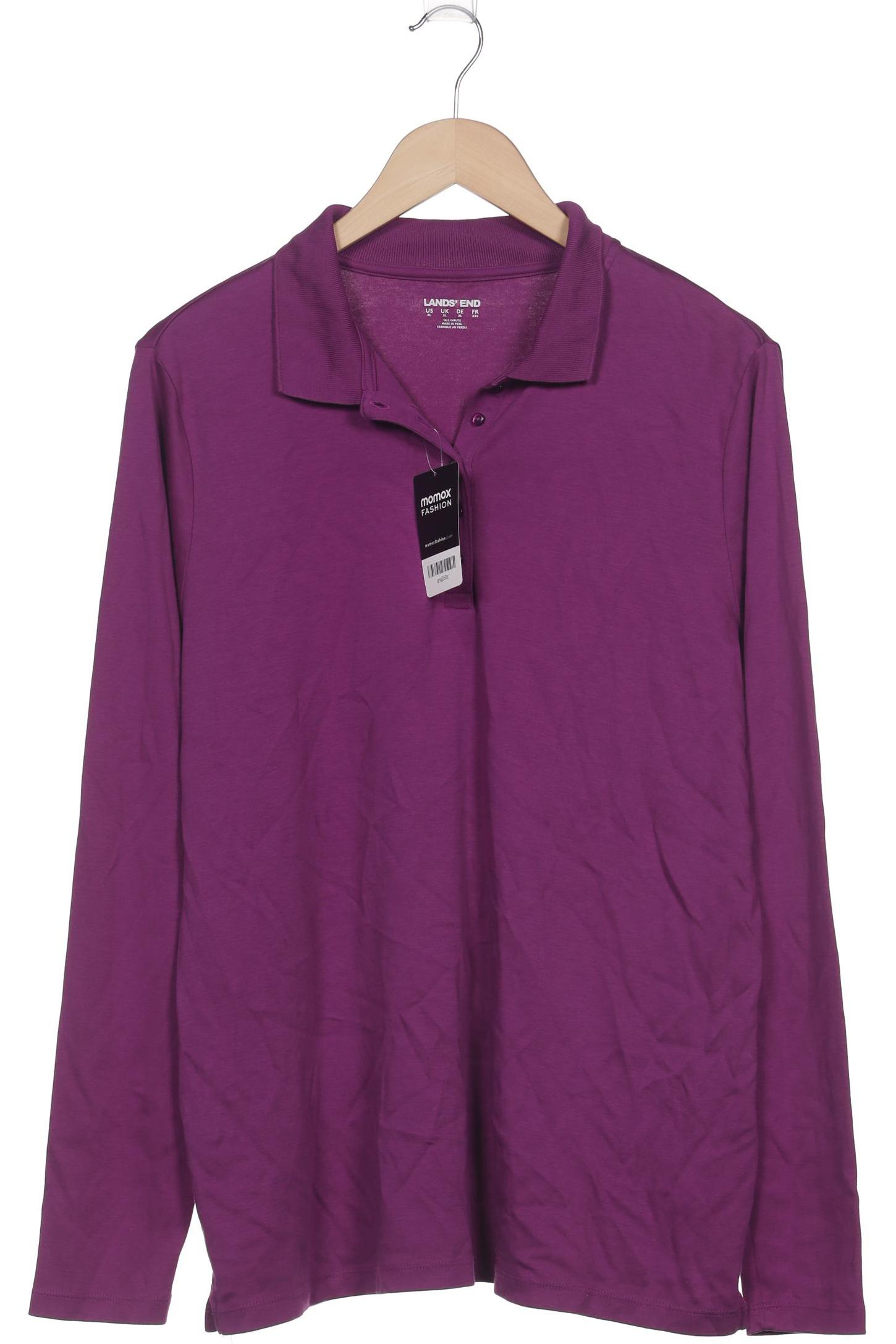 

Lands End Damen Poloshirt, flieder, Gr. 44