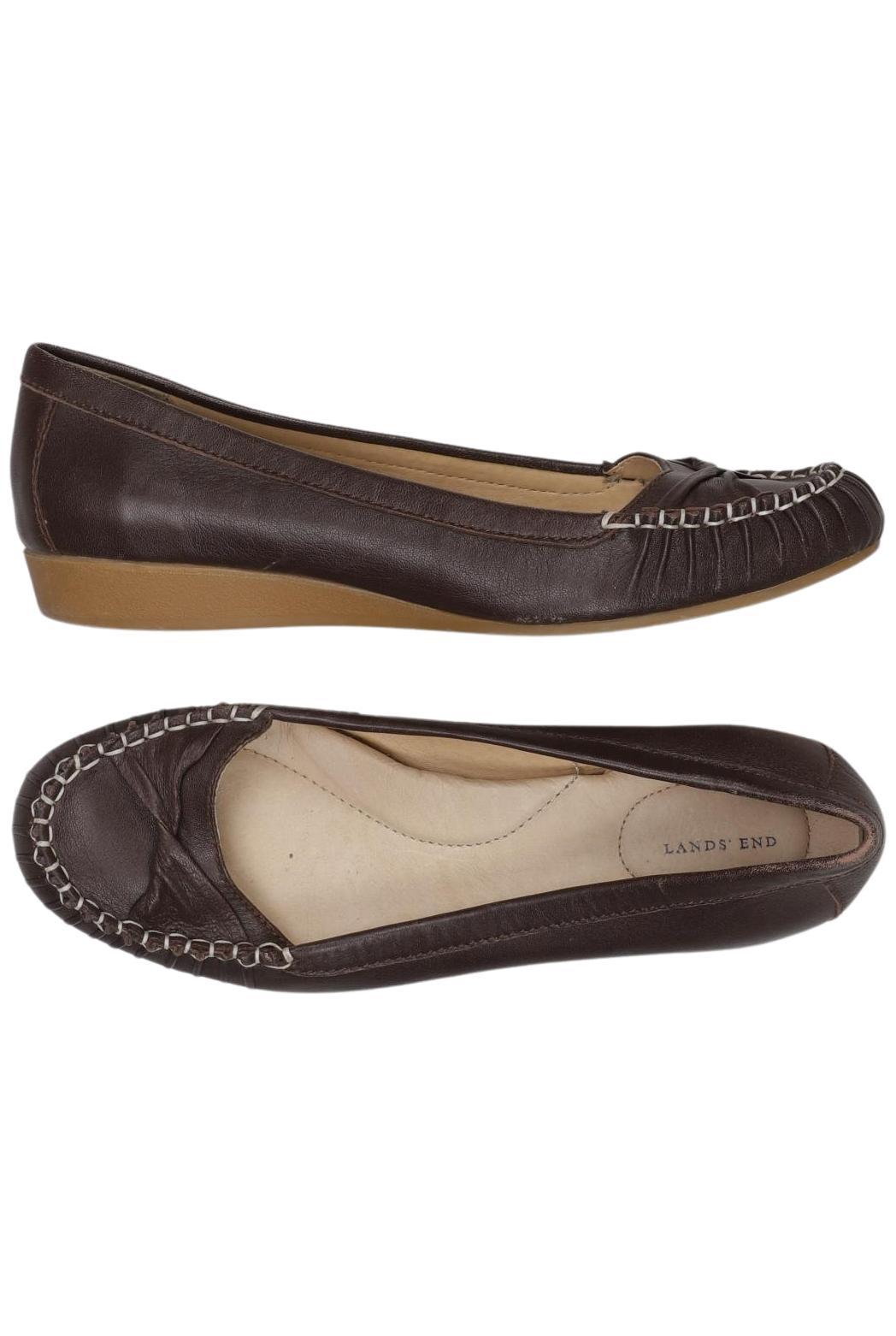 

Lands End Damen Ballerinas, braun, Gr. 37.5