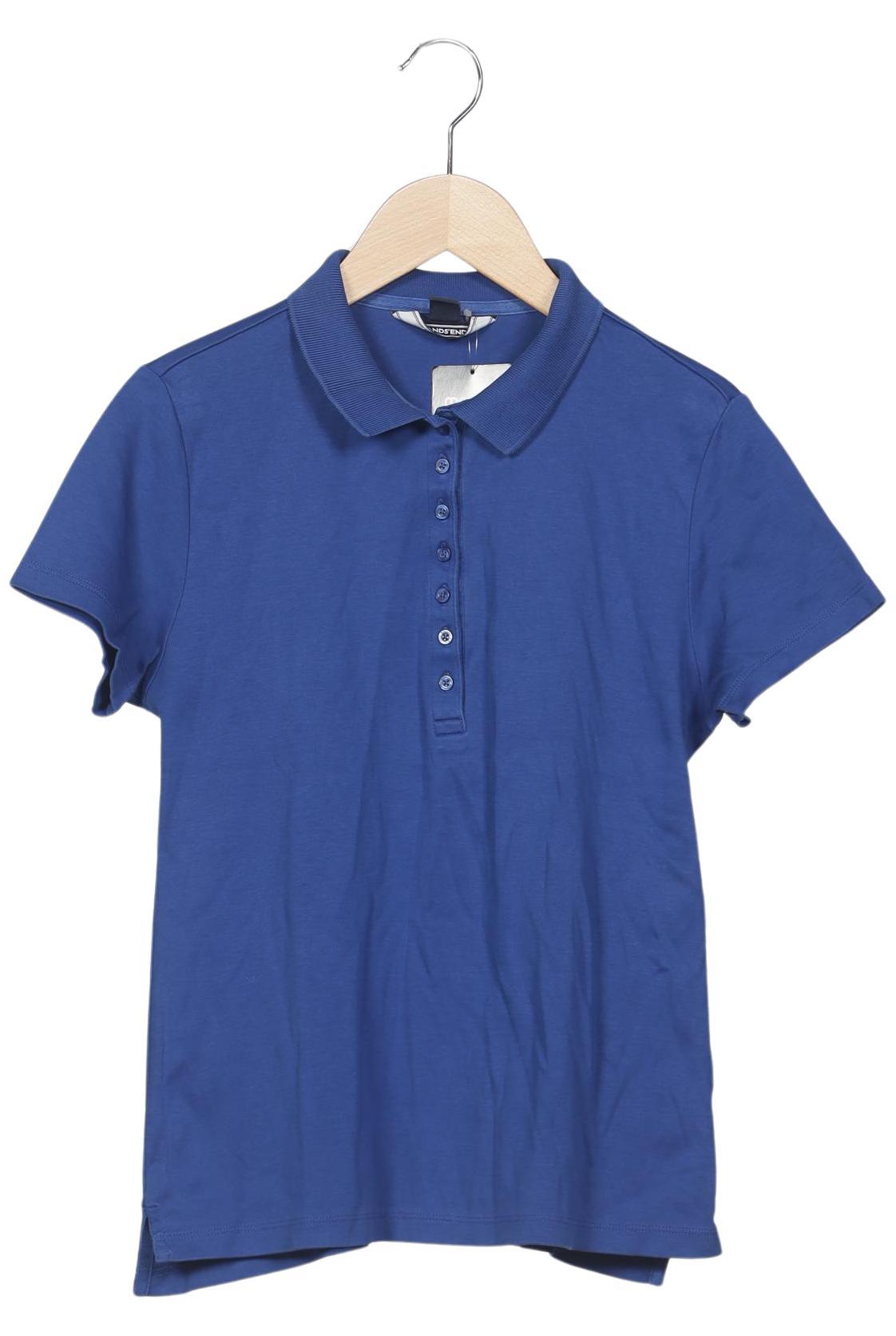 

Lands End Damen Poloshirt, blau, Gr. 36