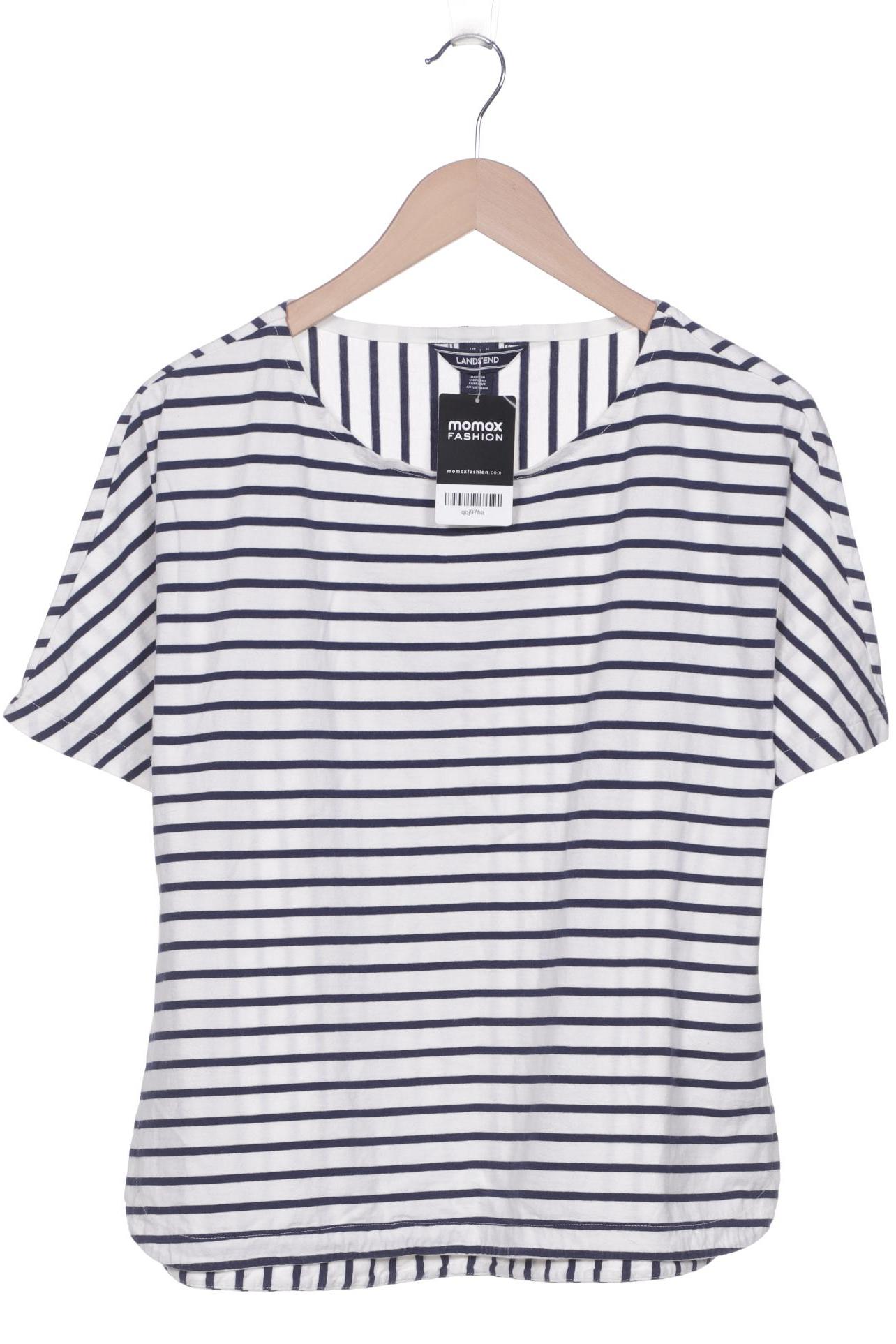 

Lands End Damen T-Shirt, weiß