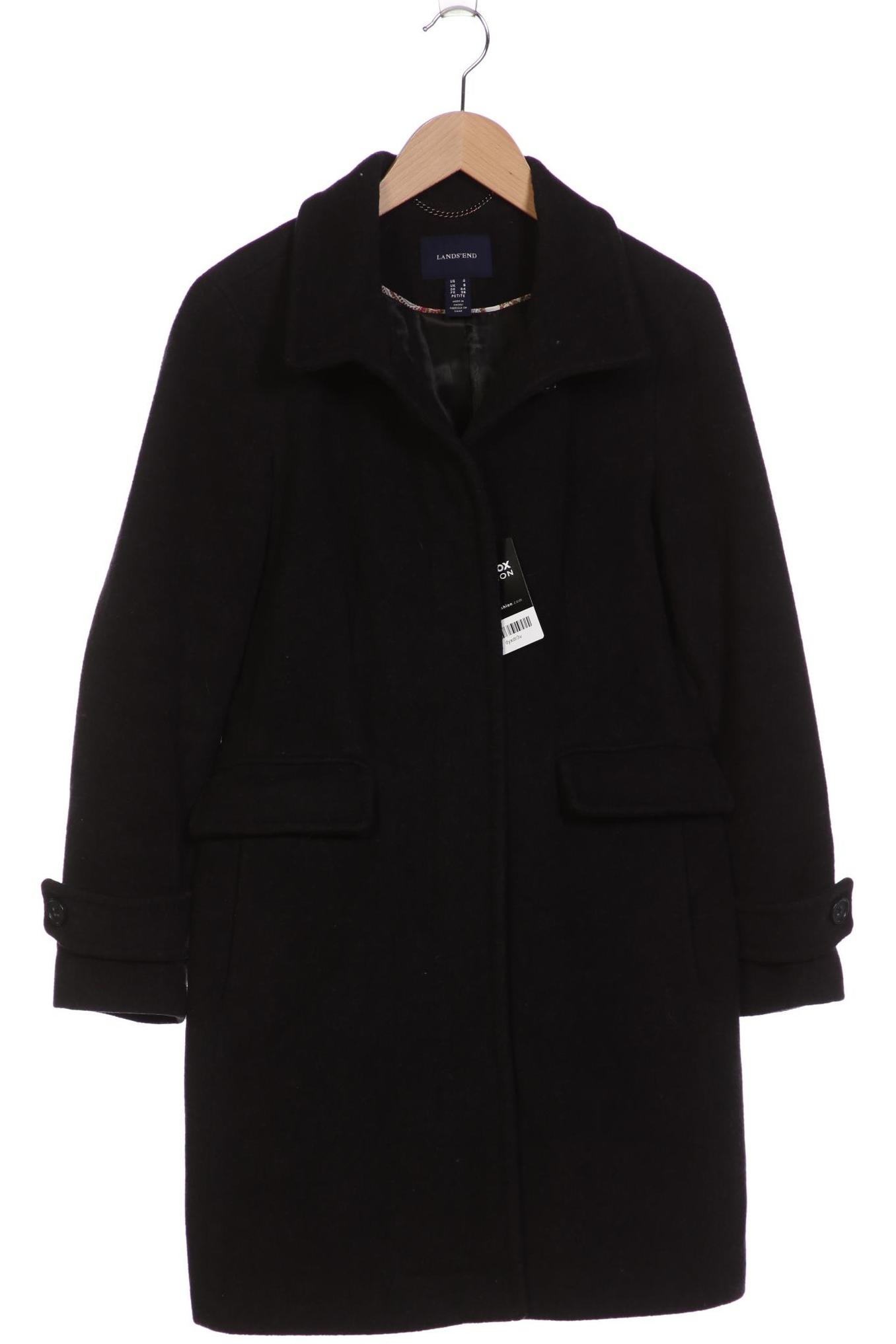 

Lands End Damen Mantel, schwarz, Gr. 34