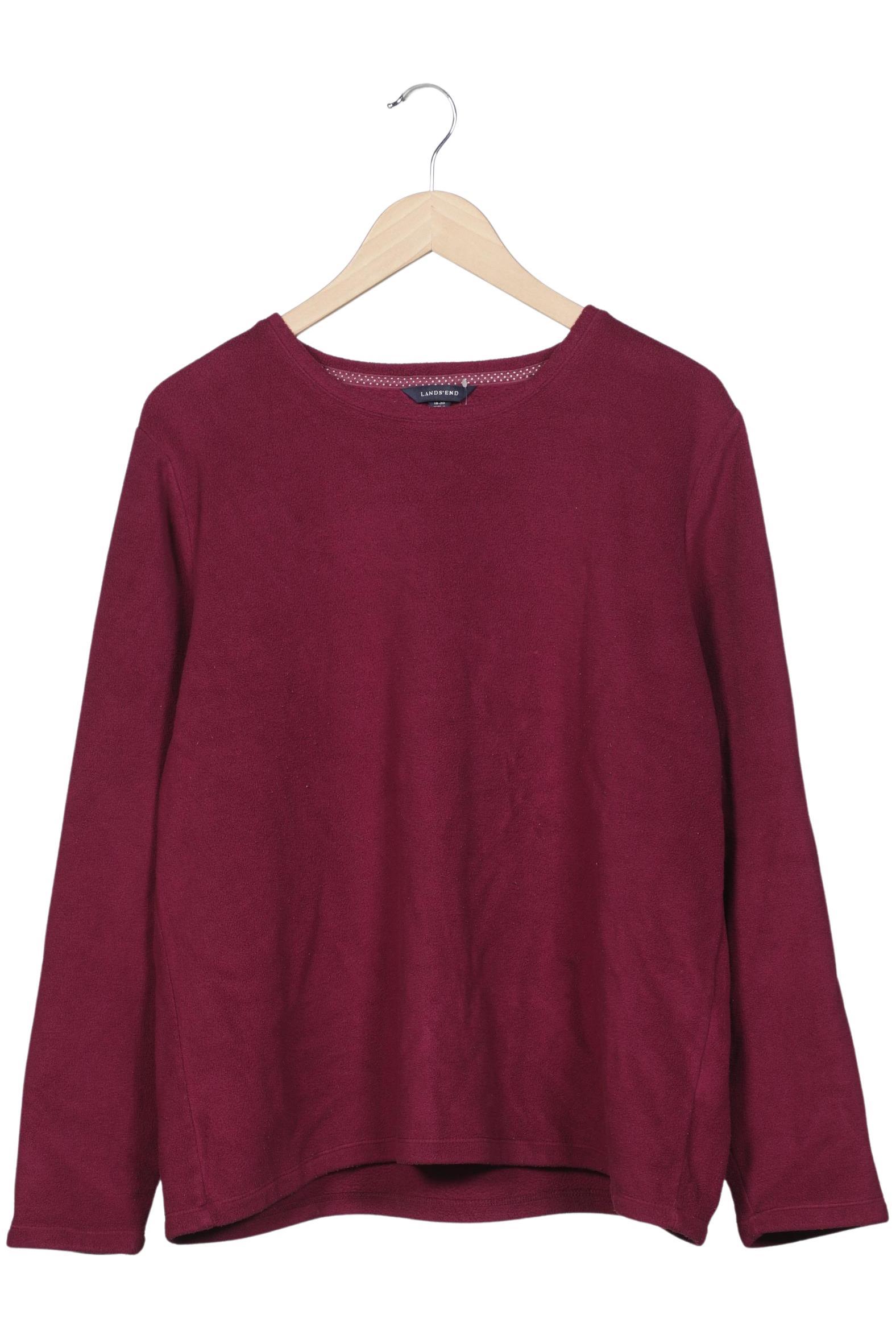 

Lands End Damen Sweatshirt, bordeaux, Gr. 44