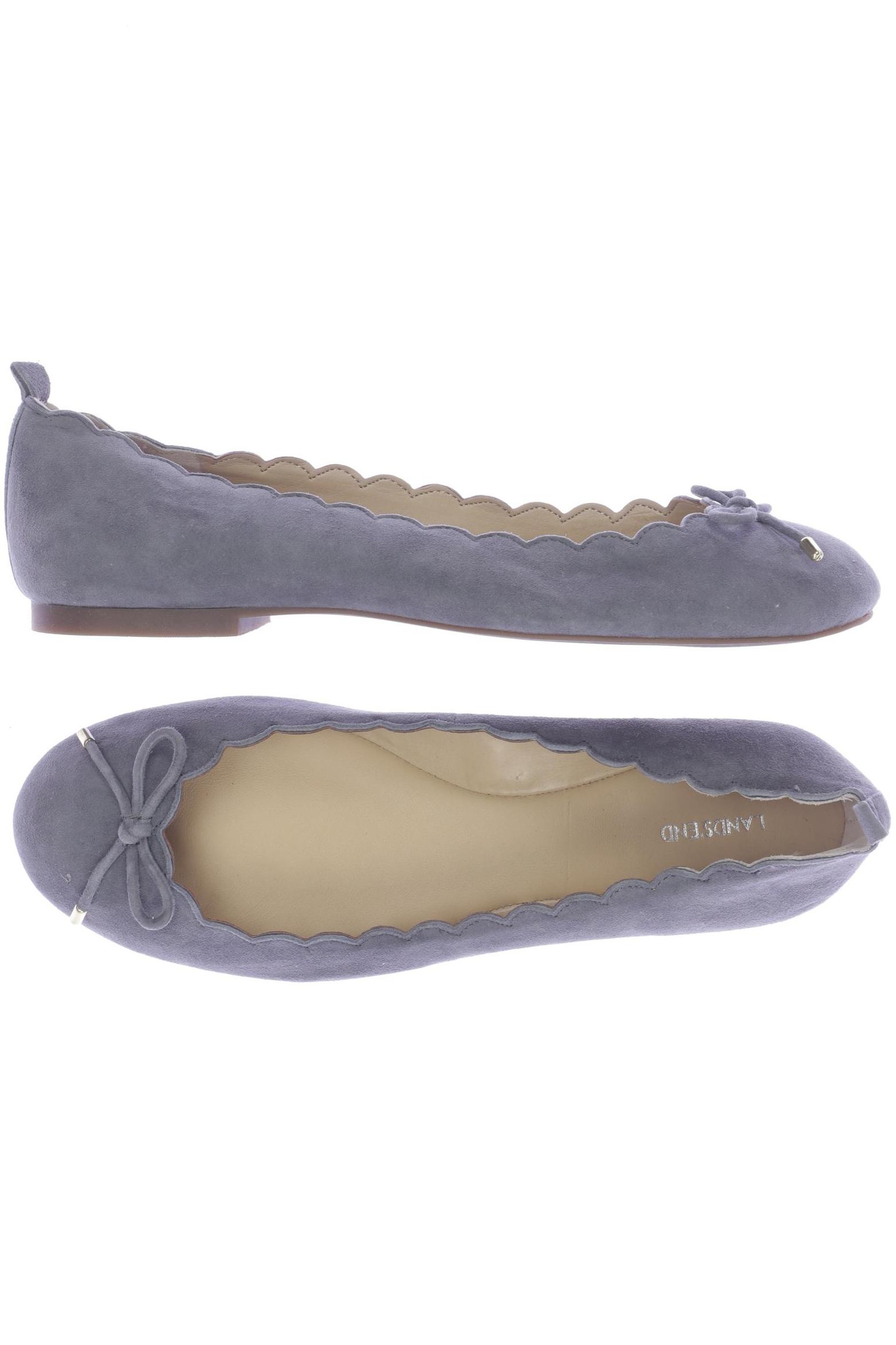 

Lands End Damen Ballerinas, grau, Gr. 38