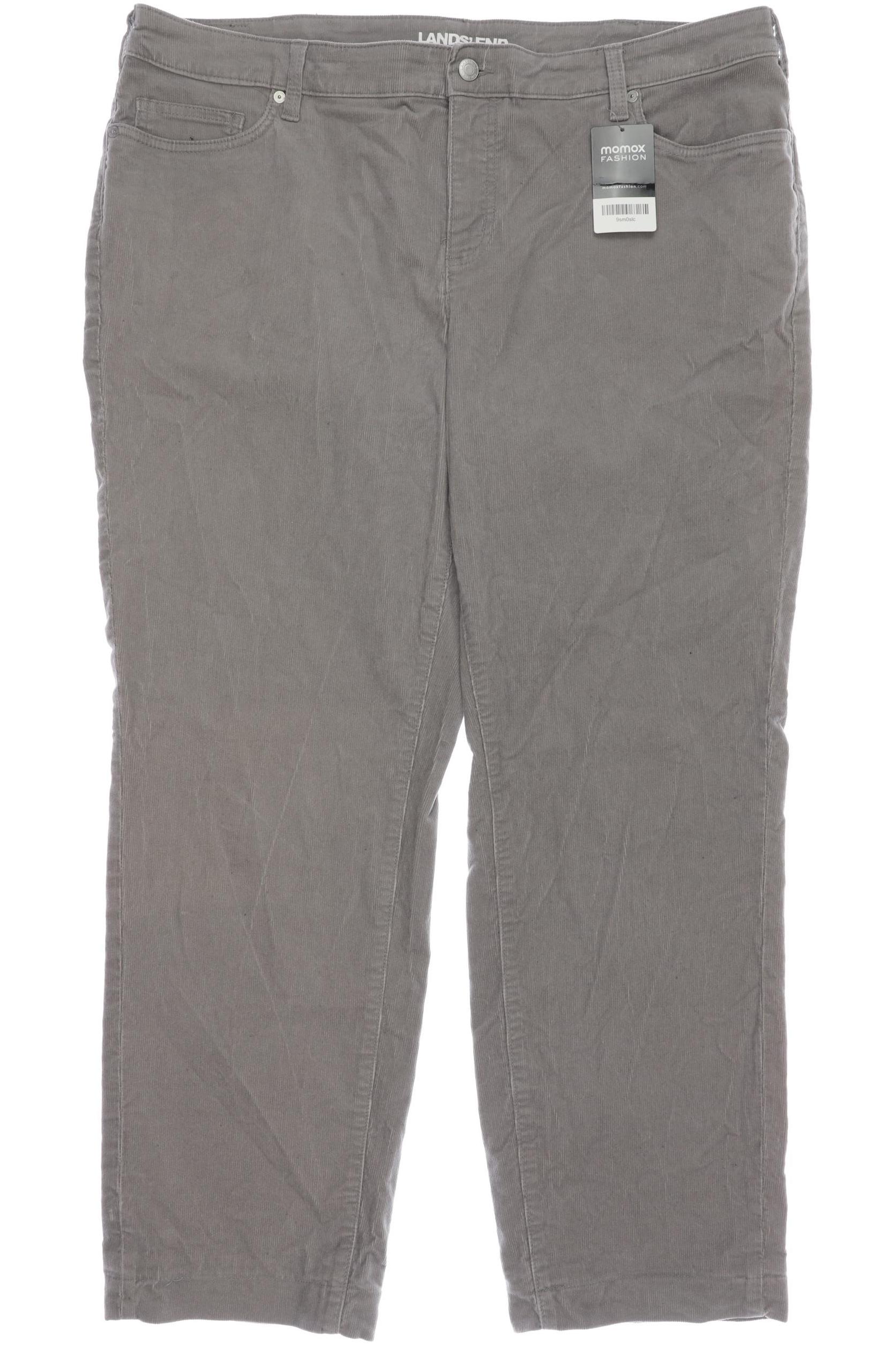 

Lands End Damen Stoffhose, grau, Gr. 50