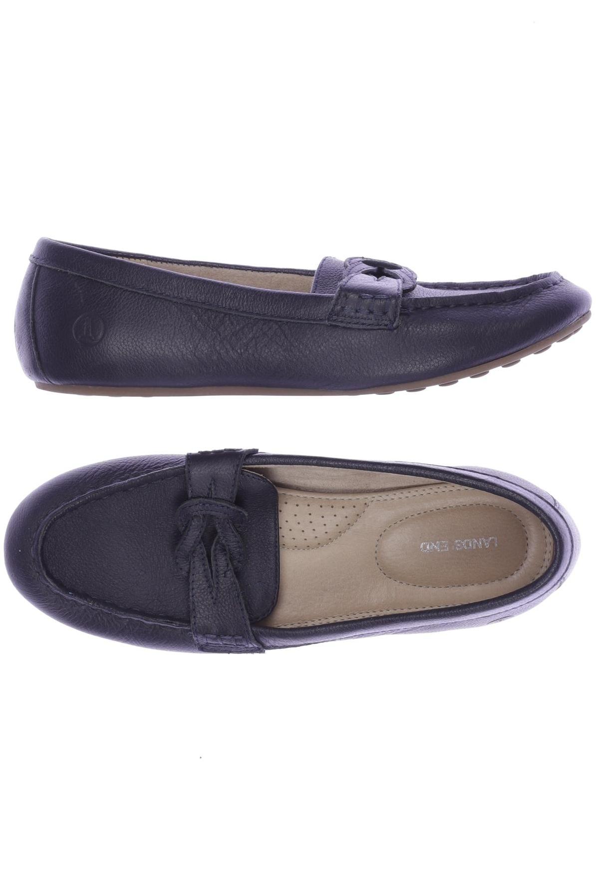 

Lands End Damen Halbschuh, marineblau, Gr. 38