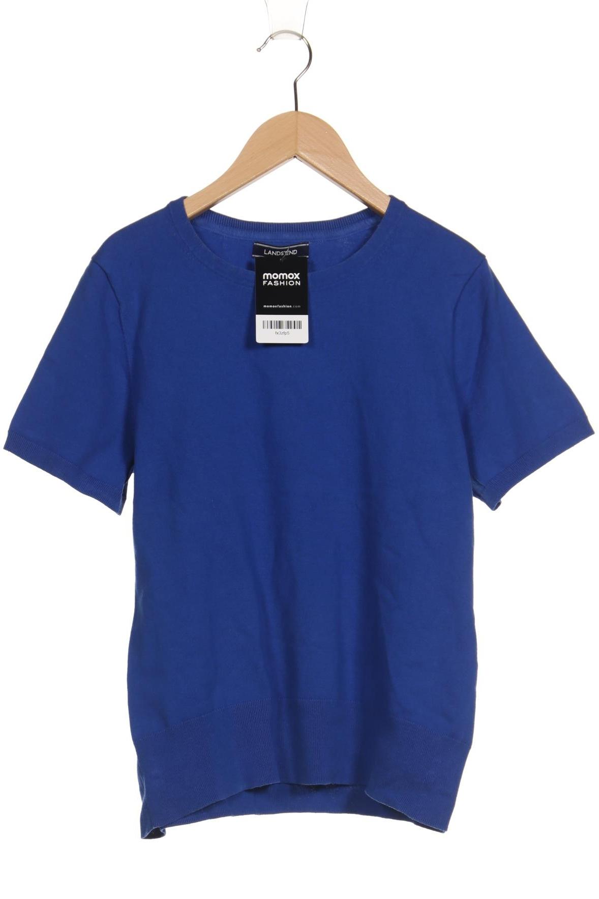 

Lands End Damen T-Shirt, blau, Gr. 38