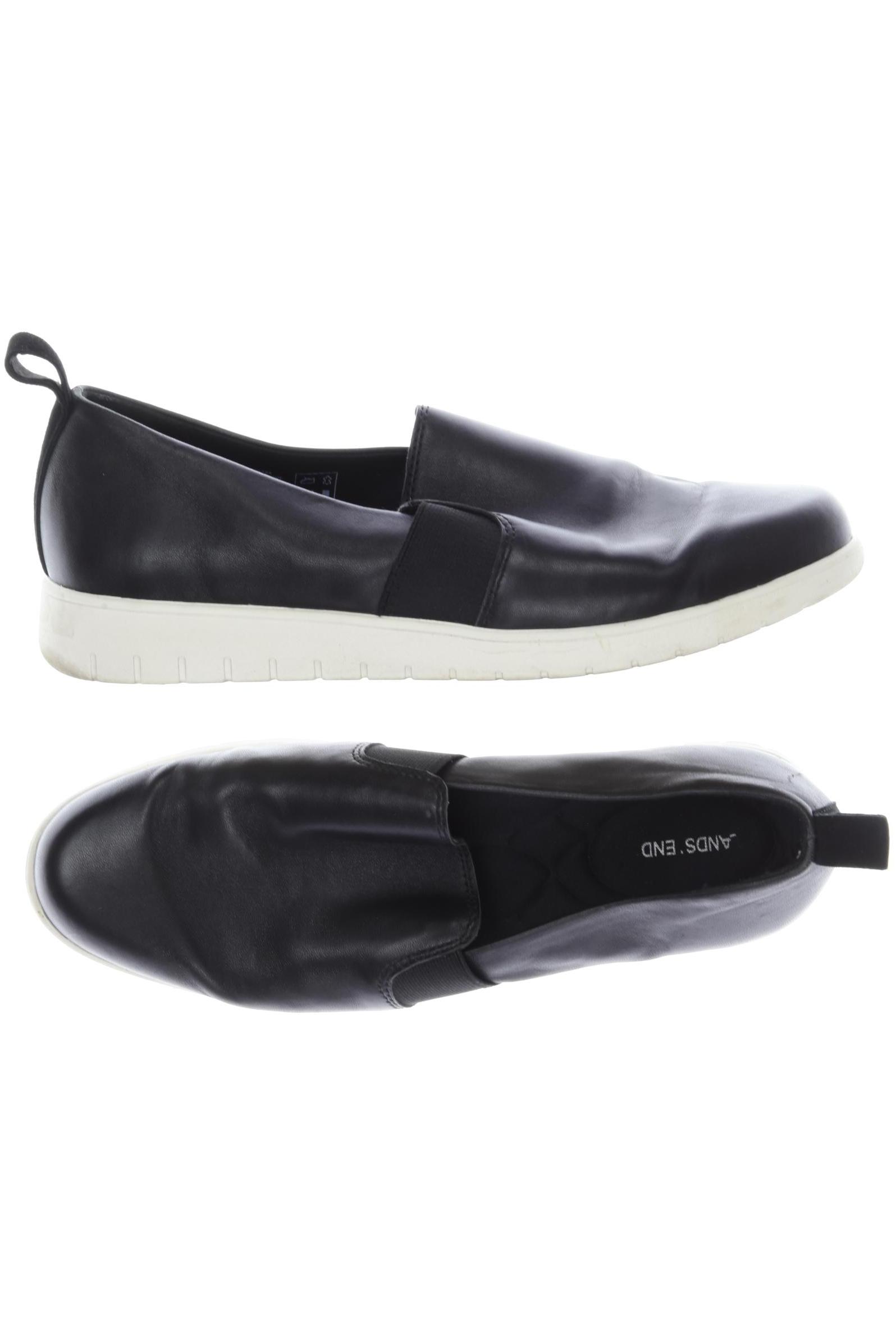 

Lands End Damen Halbschuh, schwarz, Gr. 40