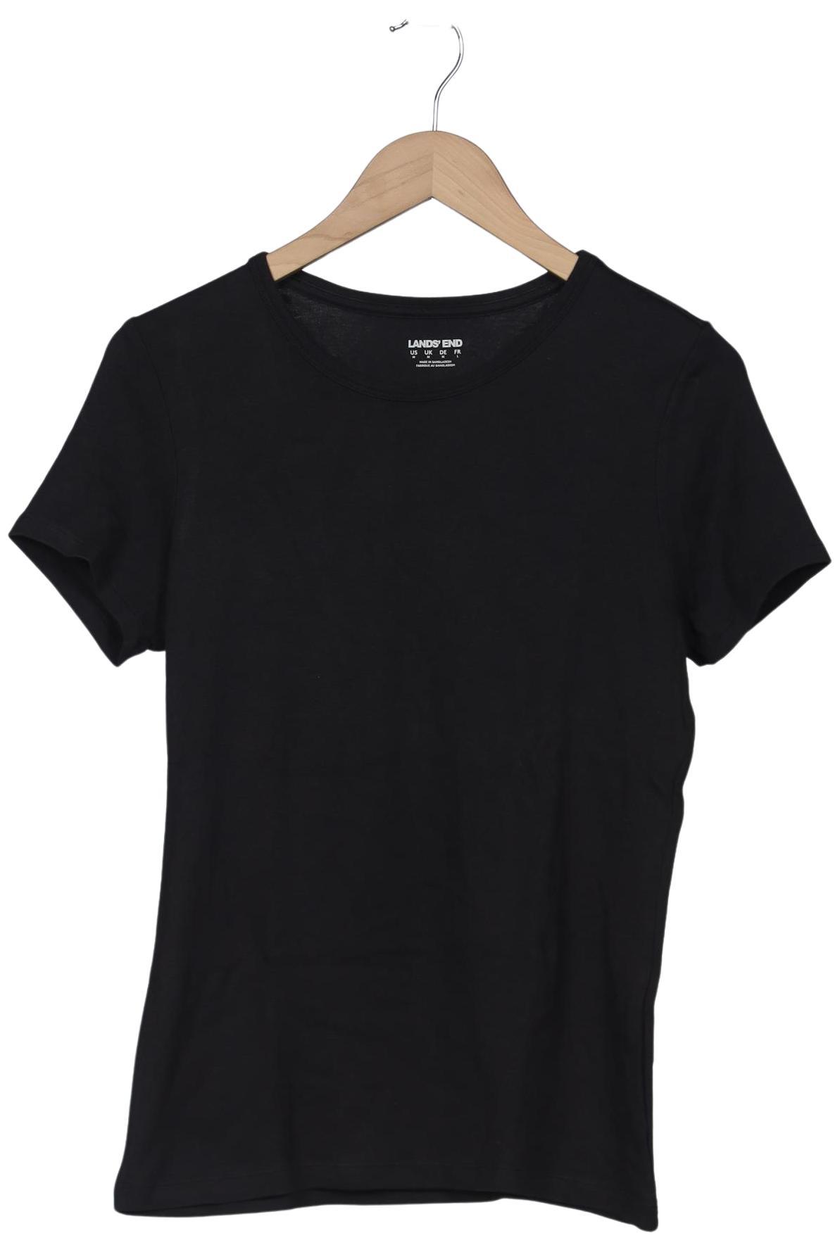 

Lands End Damen T-Shirt, schwarz, Gr. 38