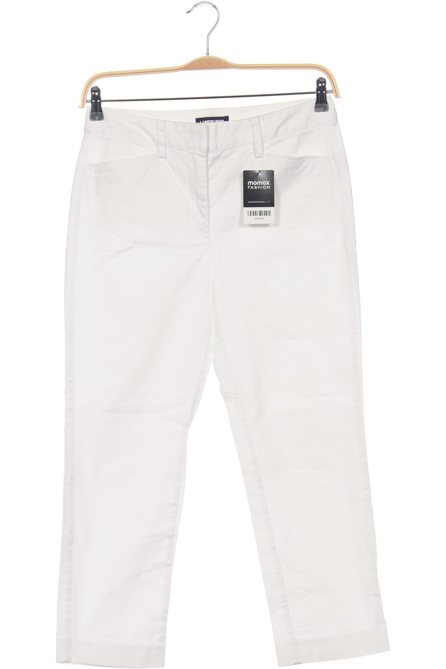 

Lands End Damen Stoffhose, weiß, Gr. 36