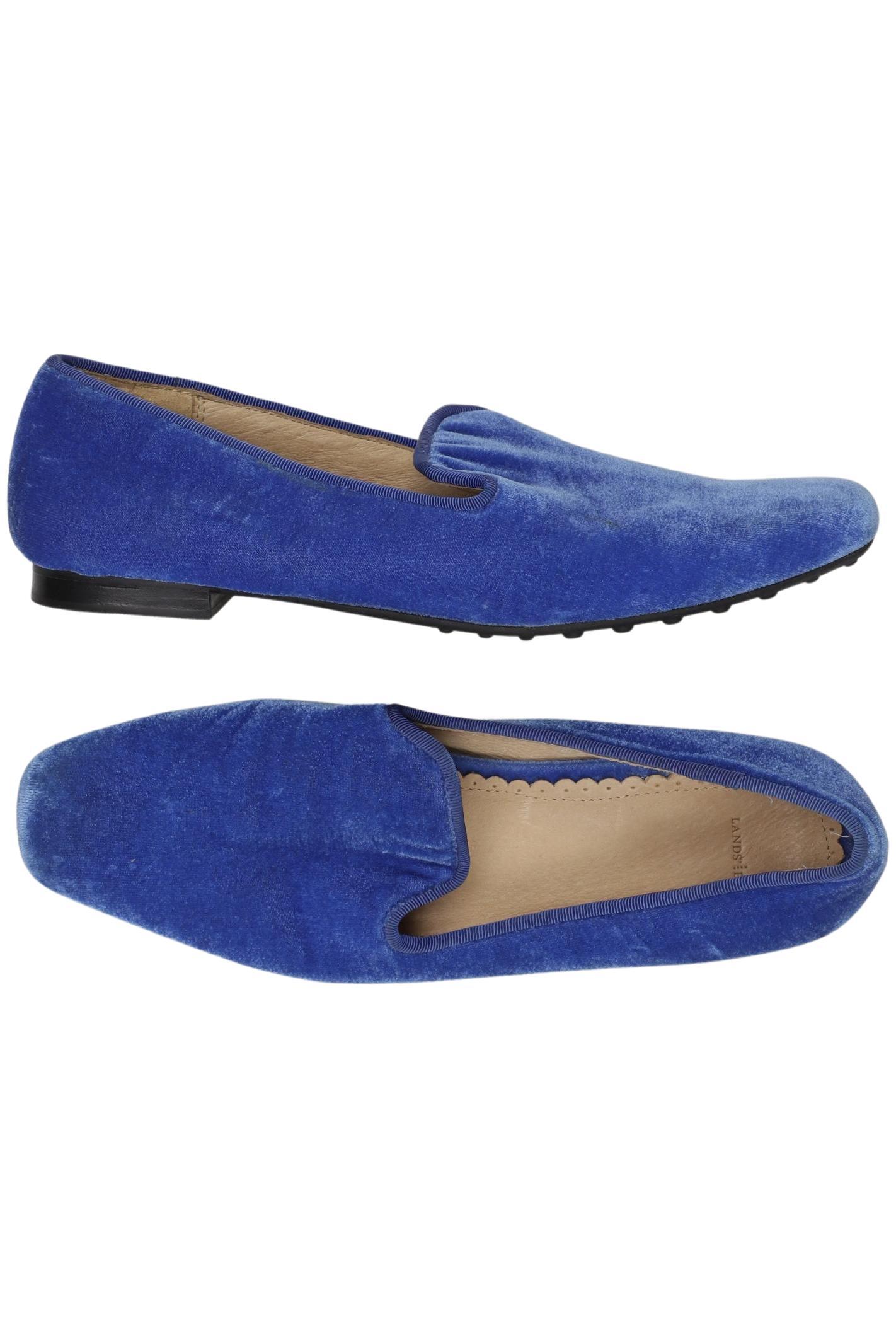 

Lands End Damen Halbschuh, blau, Gr. 8