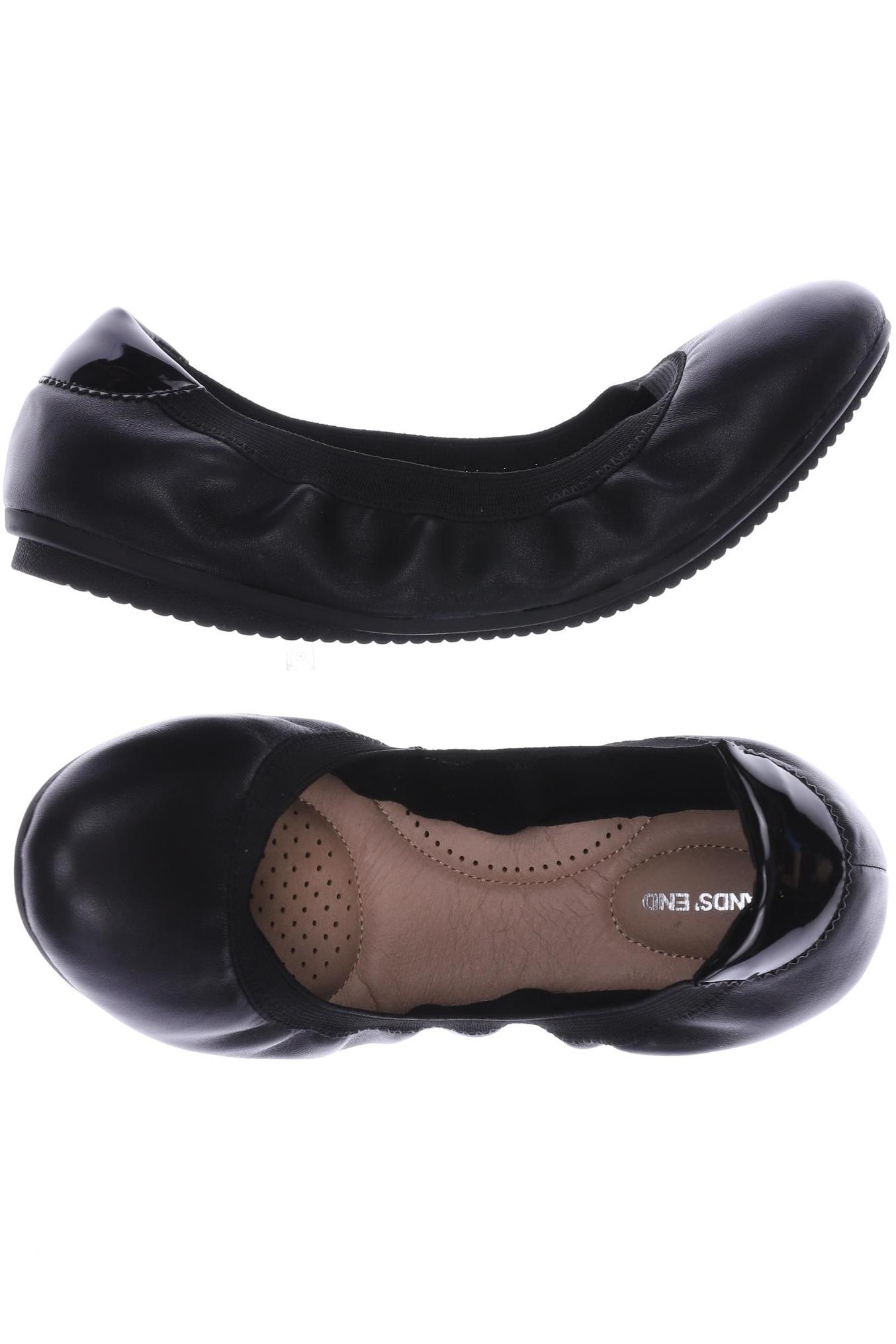 

Lands End Damen Ballerinas, schwarz, Gr. 39