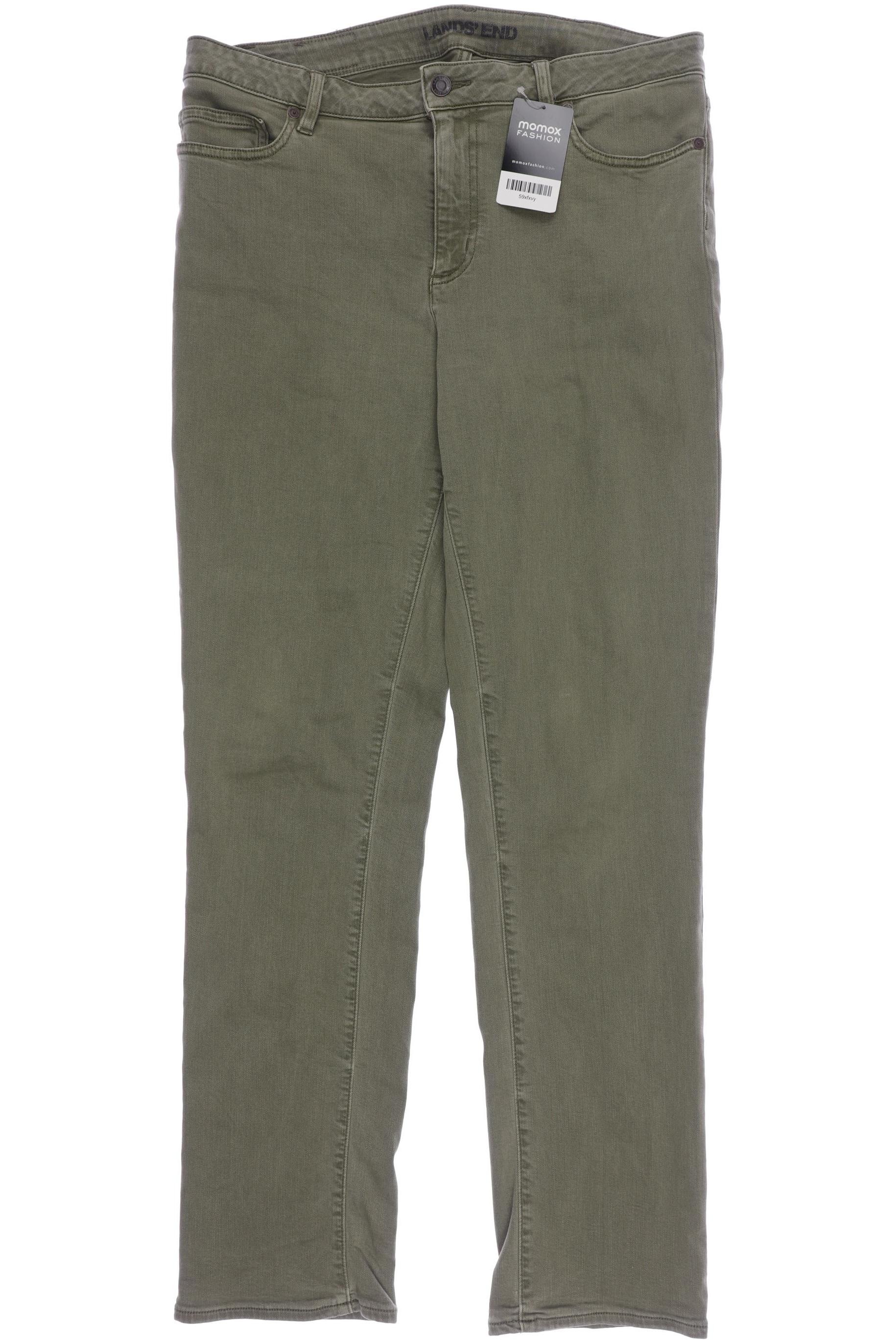 

Lands End Damen Jeans, grün, Gr. 42