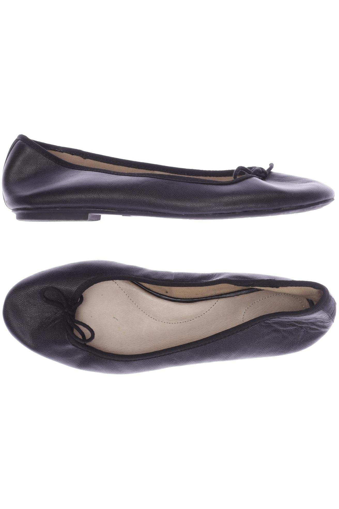 

Lands End Damen Ballerinas, schwarz