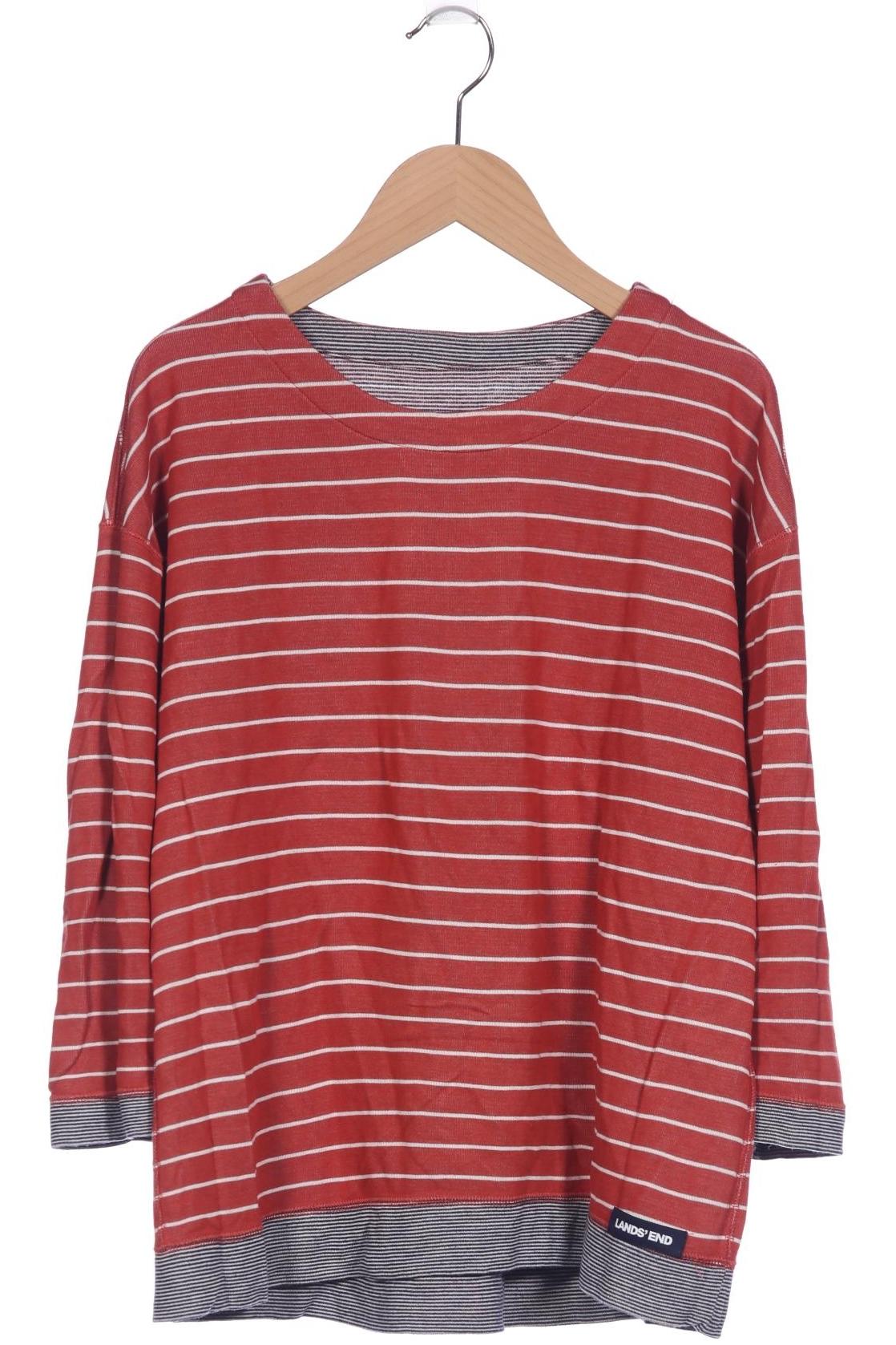 

Lands End Damen Langarmshirt, rot, Gr. 38