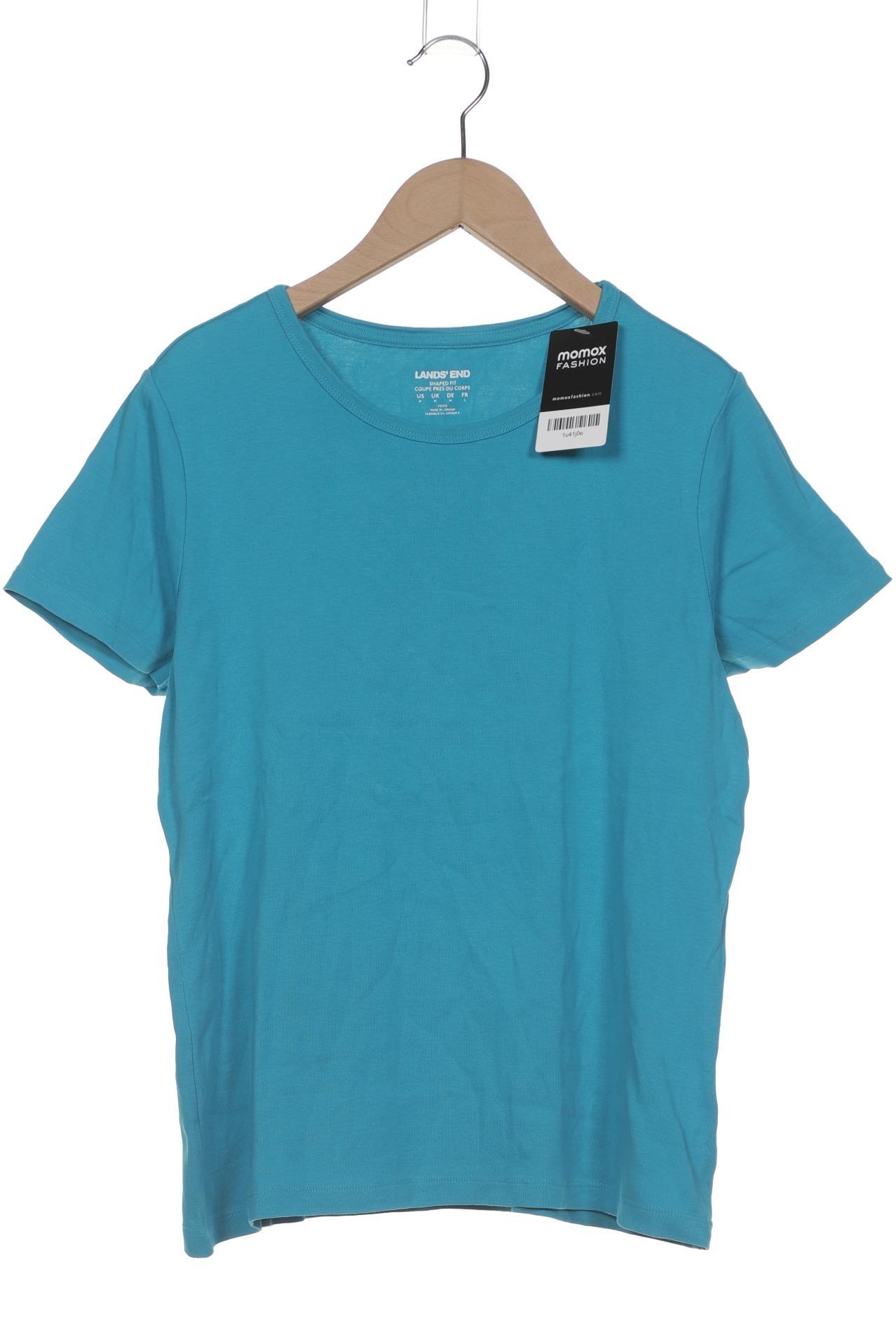 

Lands End Damen T-Shirt, blau, Gr. 38