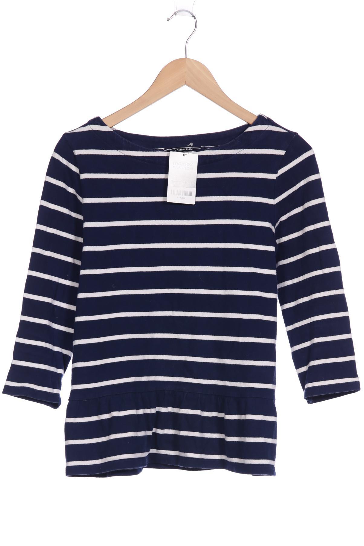 

Lands End Damen Langarmshirt, marineblau, Gr. 36
