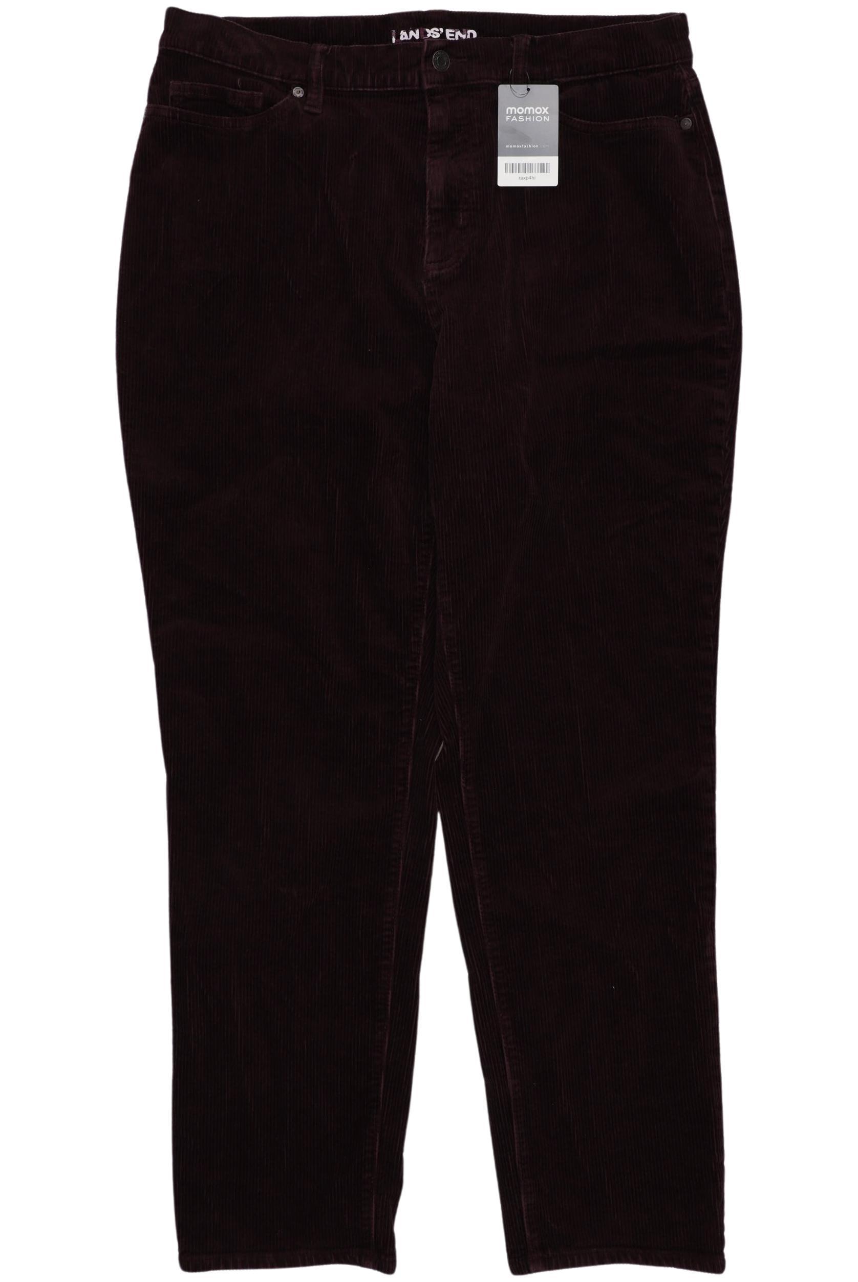 

Lands End Damen Stoffhose, bordeaux, Gr. 46