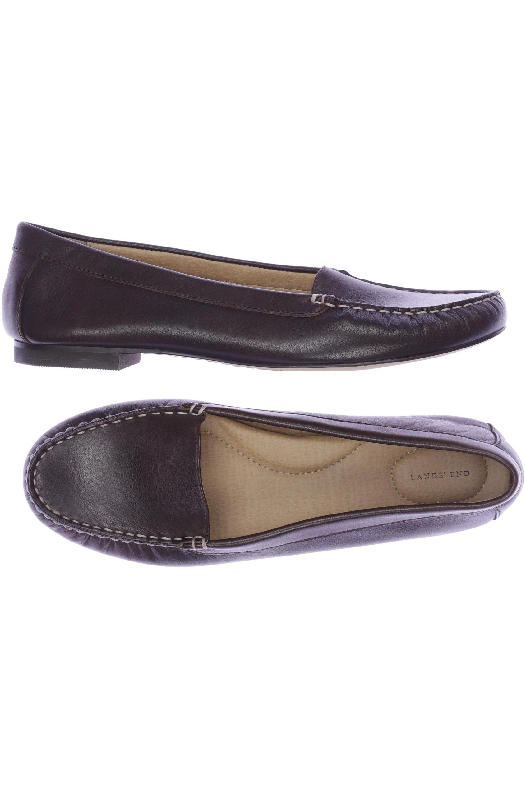 

Lands End Damen Halbschuh, braun, Gr. 41.5
