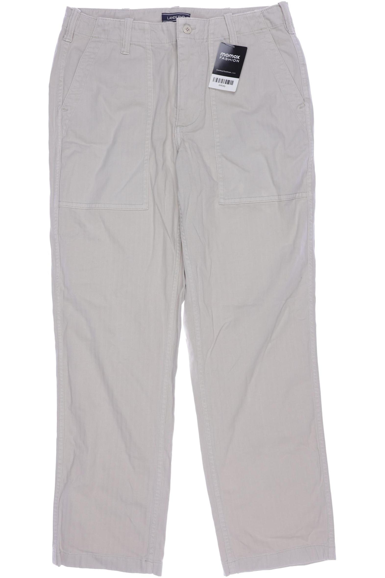 

Lands End Damen Stoffhose, beige, Gr. 40