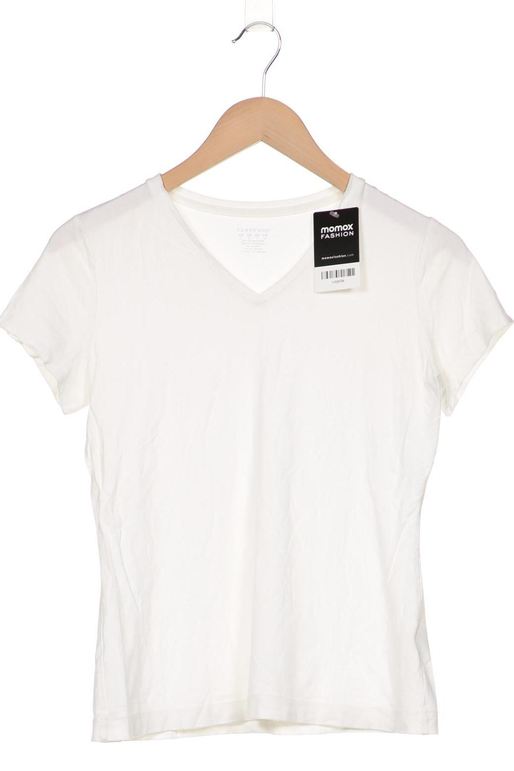 

Lands End Damen T-Shirt, weiß