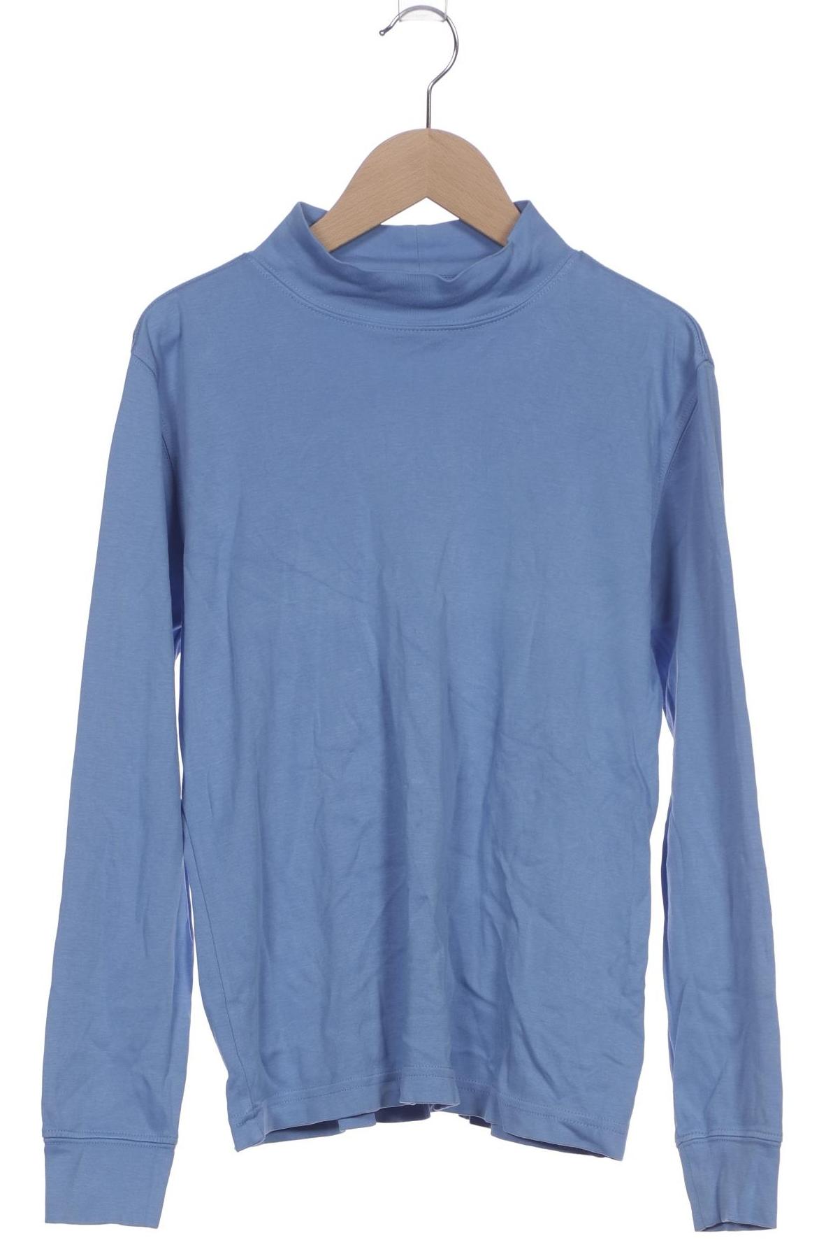 

Lands End Damen Langarmshirt, blau, Gr. 34