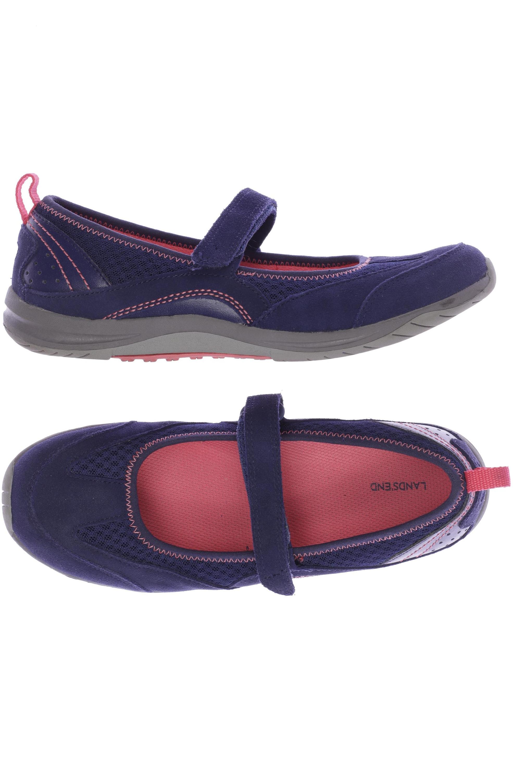 

Lands End Damen Ballerinas, marineblau, Gr. 39