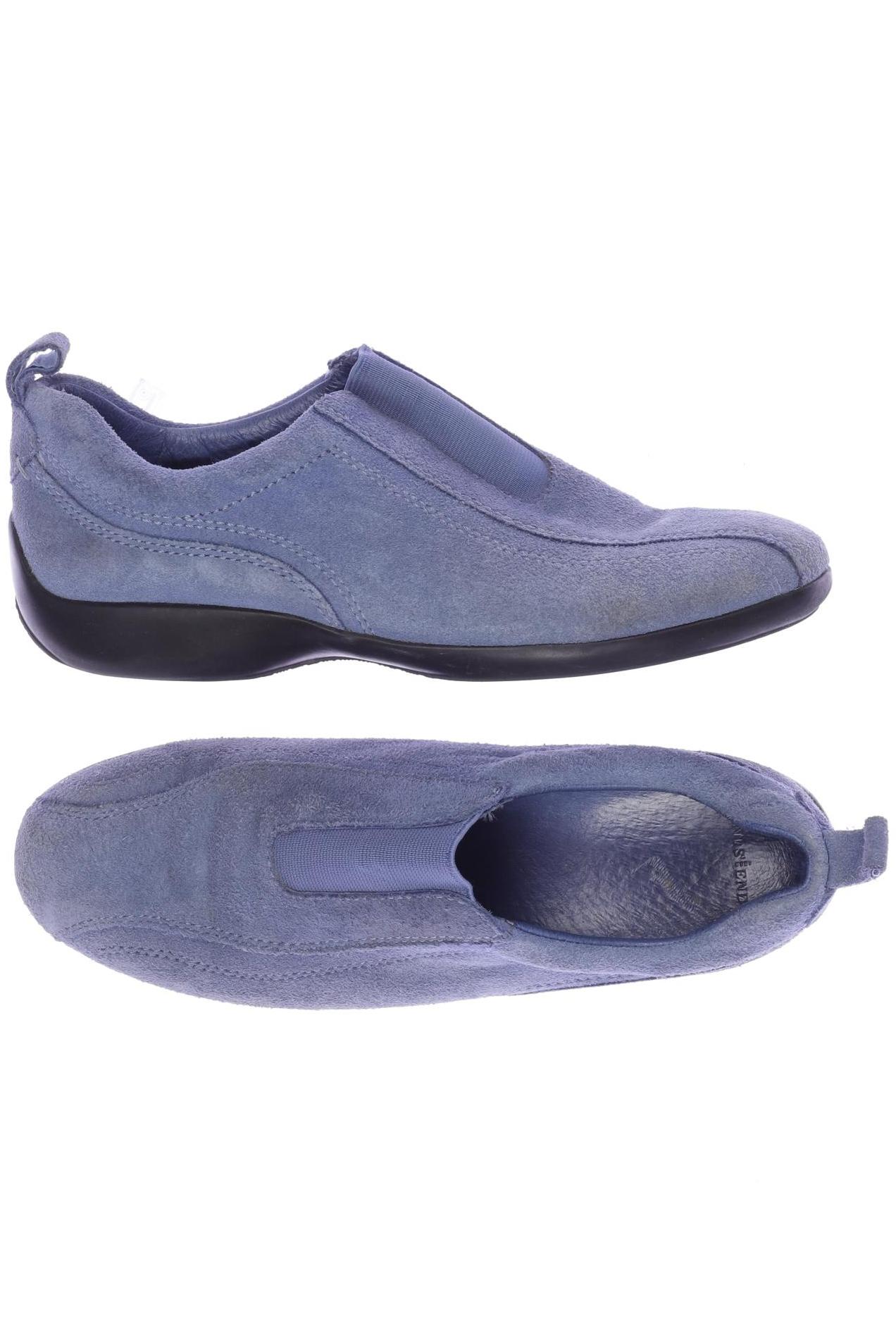 

Lands End Damen Halbschuh, blau, Gr. 7.5