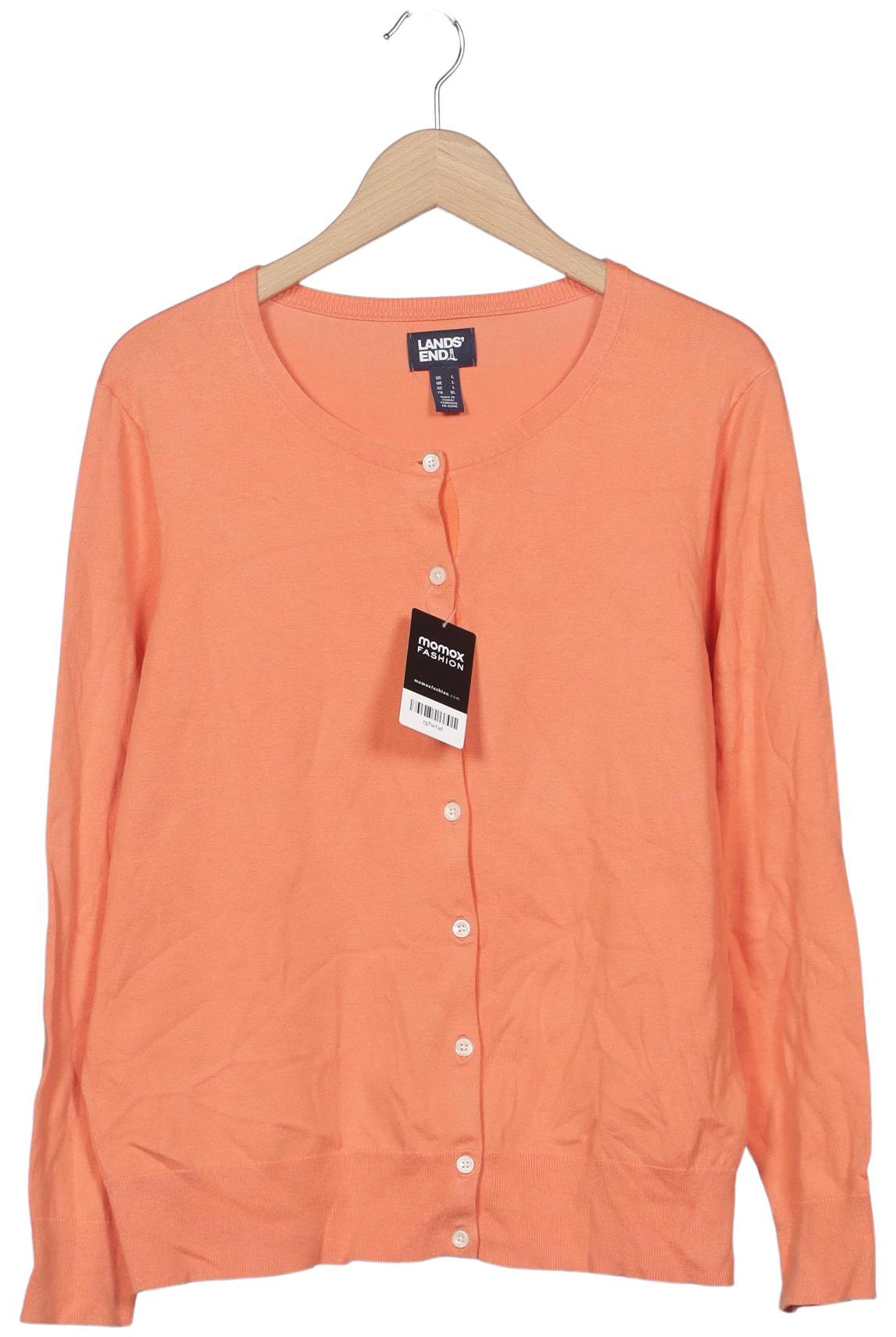 

Lands End Damen Strickjacke, orange, Gr. 42