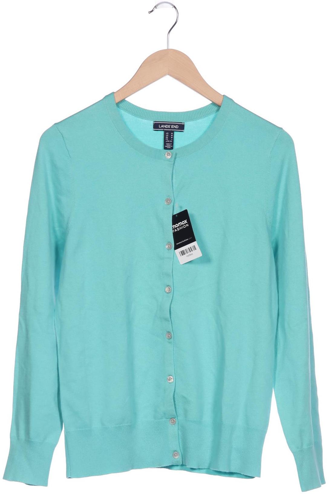 

Lands End Damen Strickjacke, türkis, Gr. 38