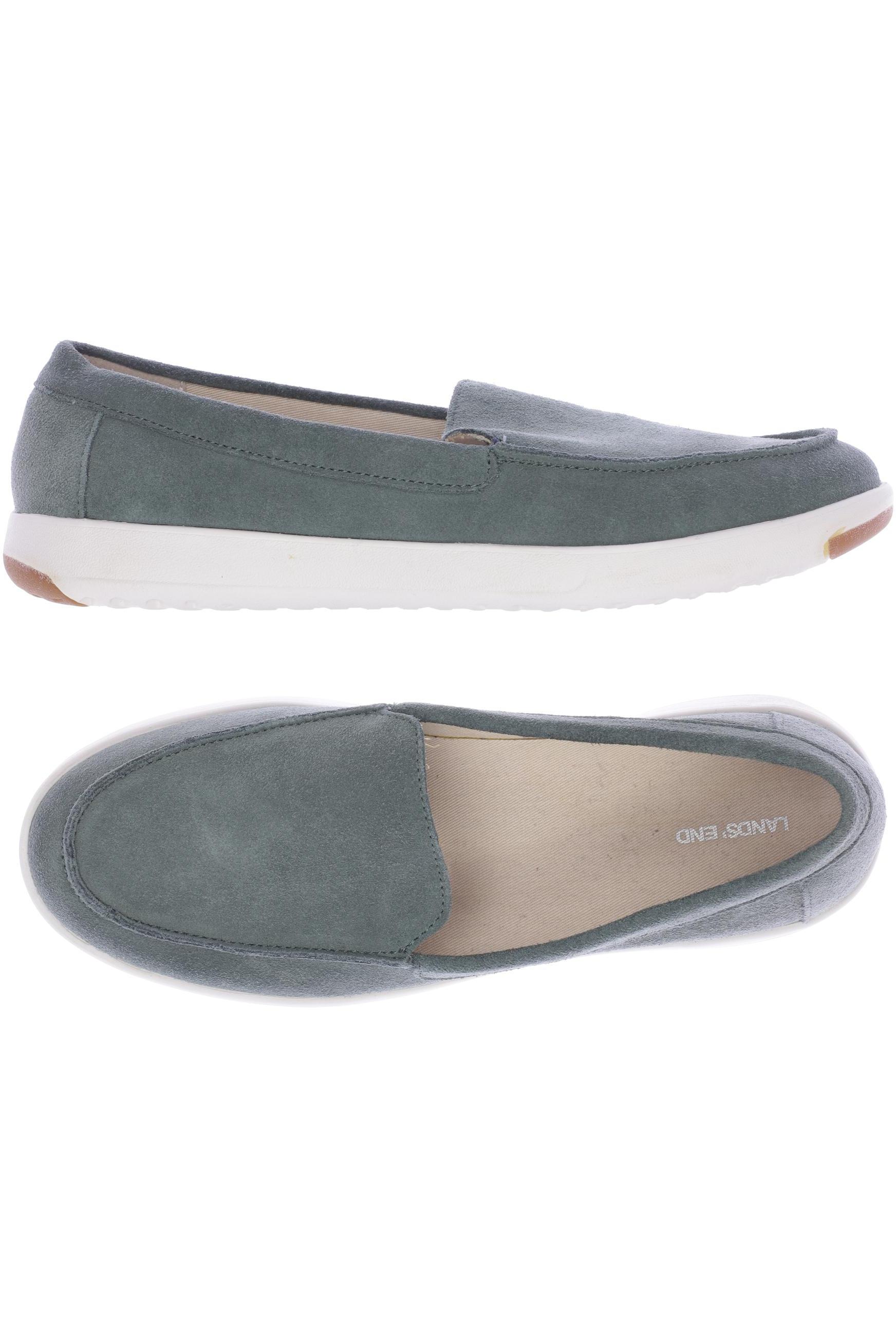 

Lands End Damen Halbschuh, türkis, Gr. 38.5
