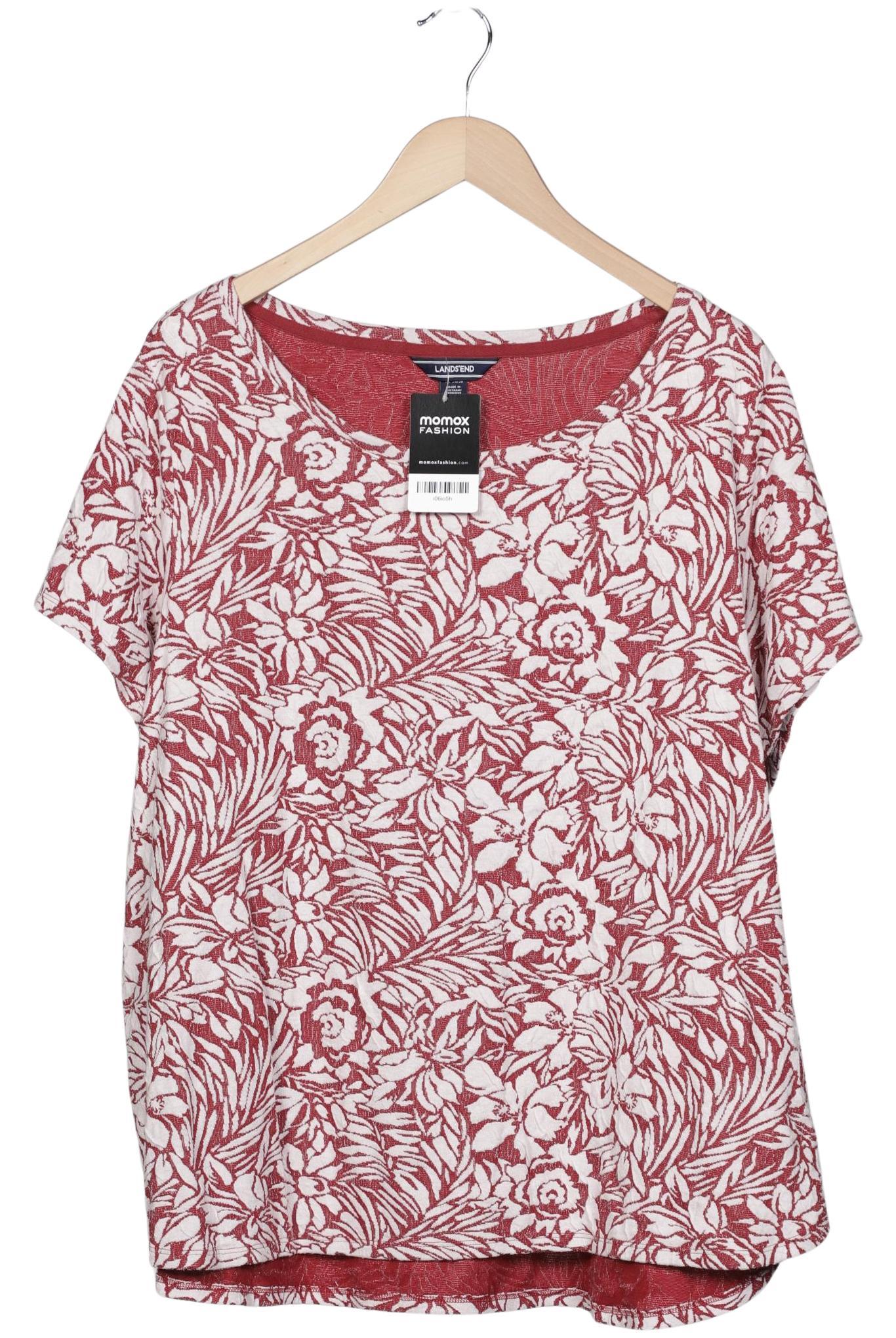 

Lands End Damen T-Shirt, bordeaux, Gr. 52