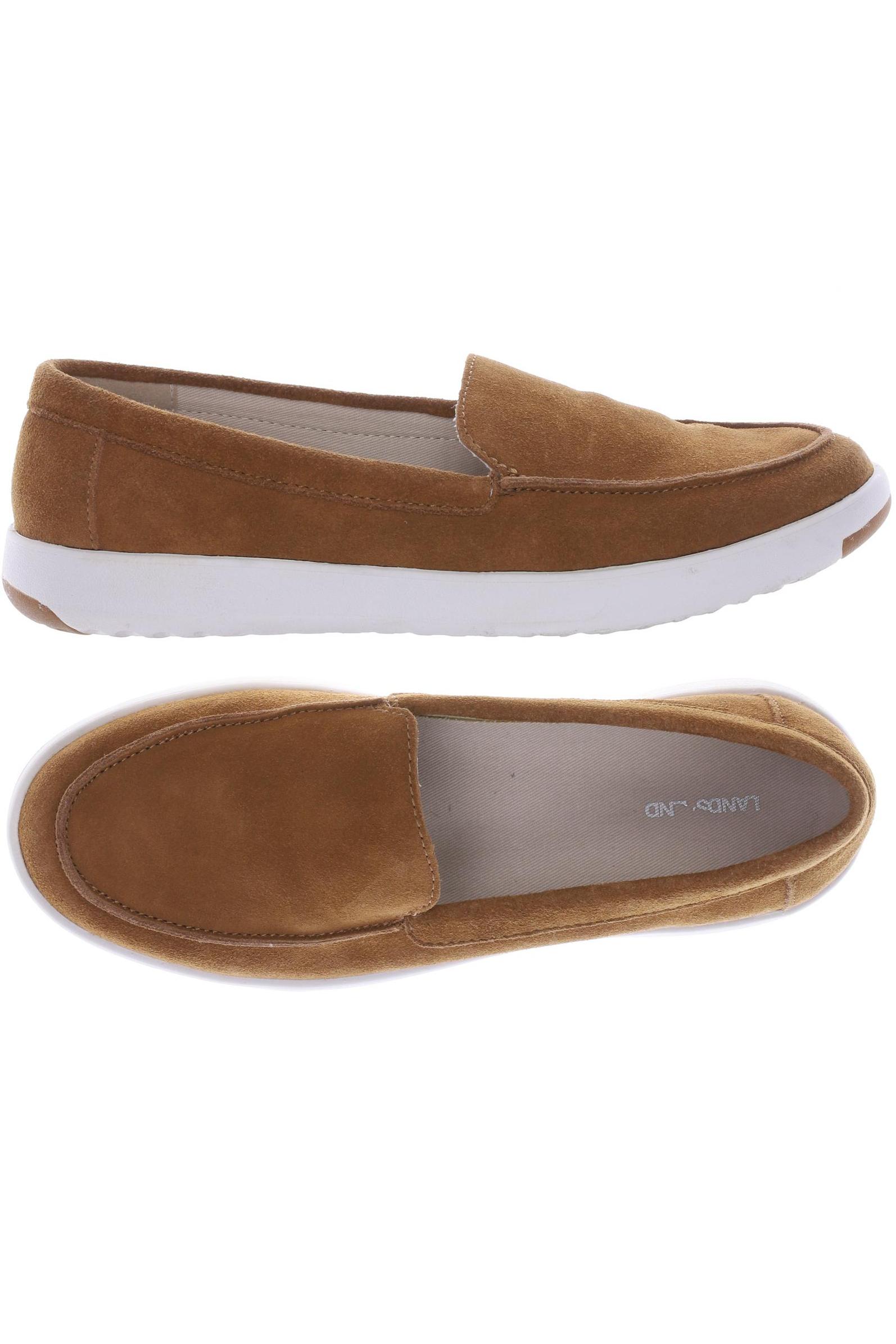 

Lands End Damen Halbschuh, braun, Gr. 38