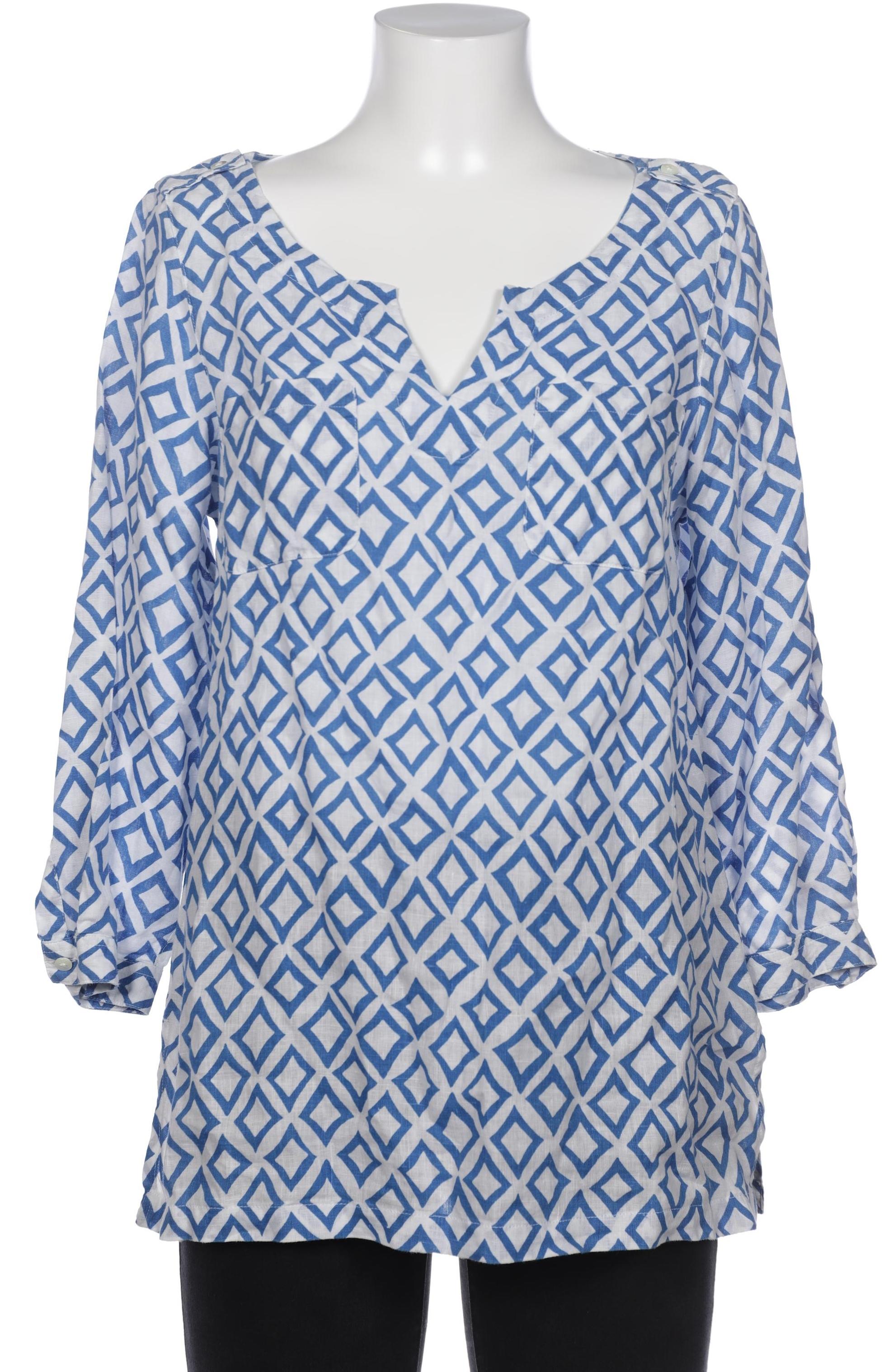 

Lands End Damen Bluse, blau, Gr. 40