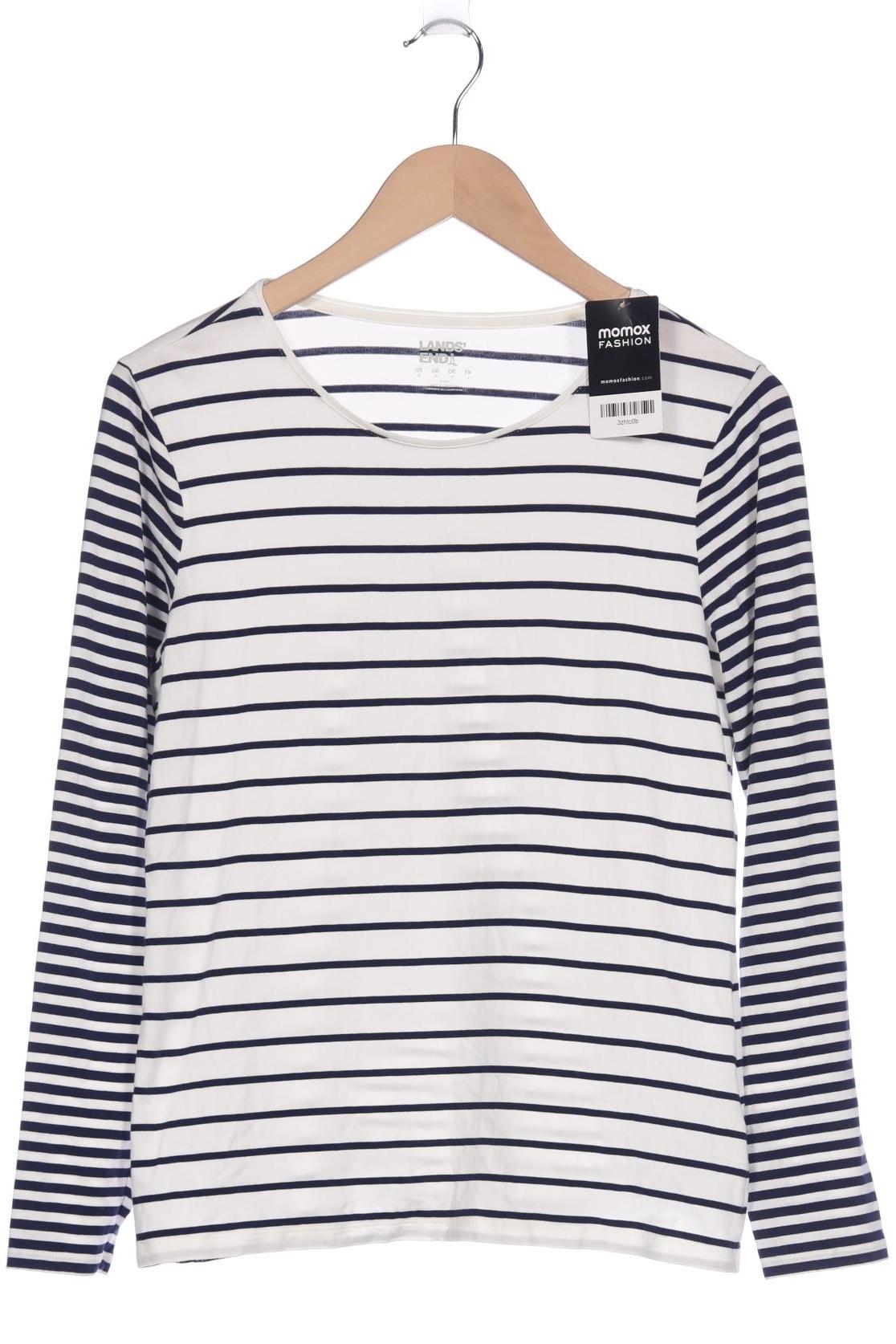 

Lands End Damen Langarmshirt, marineblau, Gr. 38