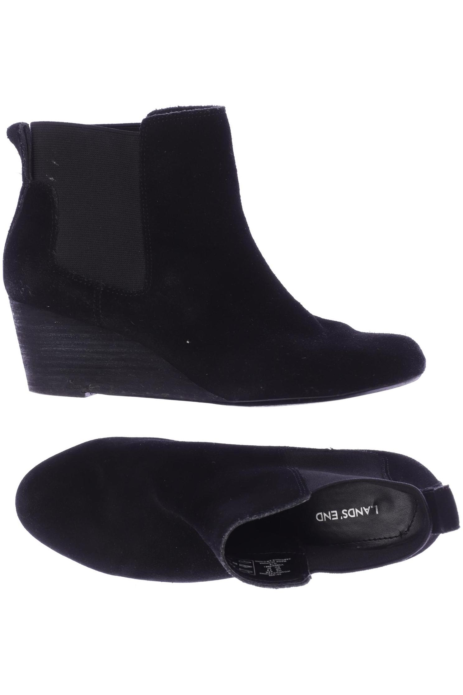 

Lands End Damen Stiefelette, schwarz, Gr. 37