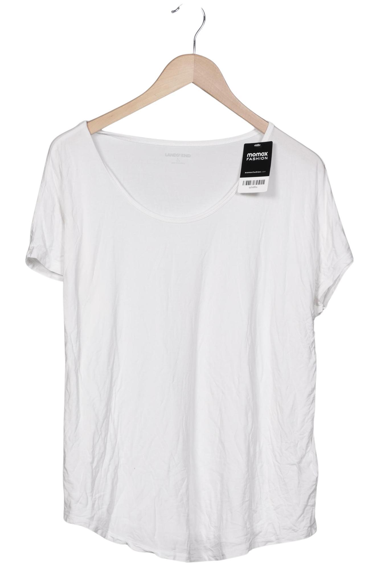 

Lands End Damen T-Shirt, weiß, Gr. 42