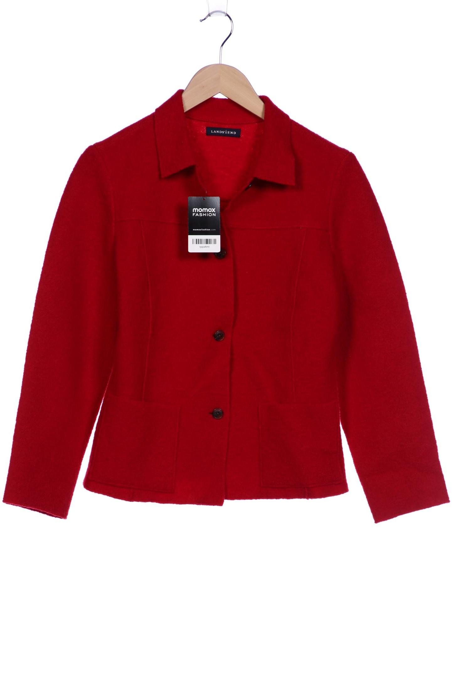 

Lands End Damen Jacke, rot, Gr. 38