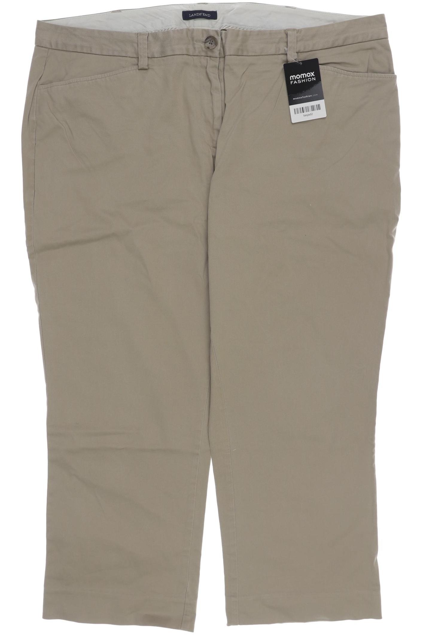 

Lands End Damen Stoffhose, beige, Gr. 48