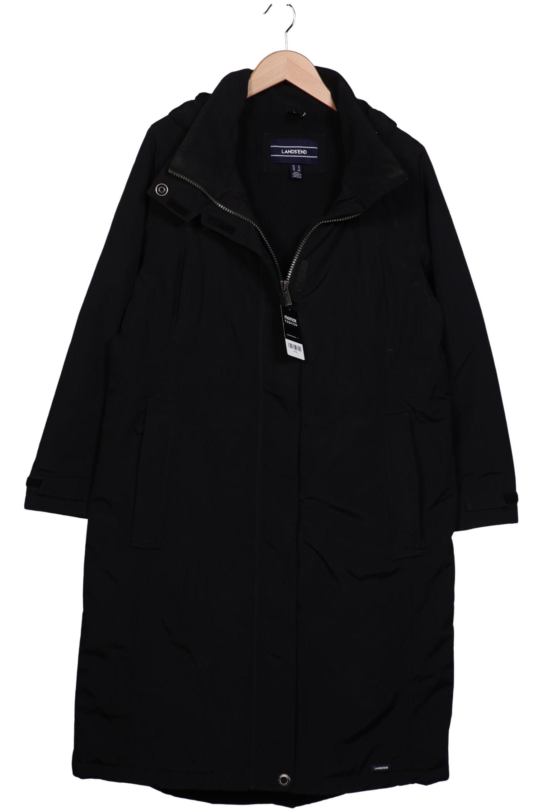 

Lands End Damen Mantel, schwarz, Gr. 44